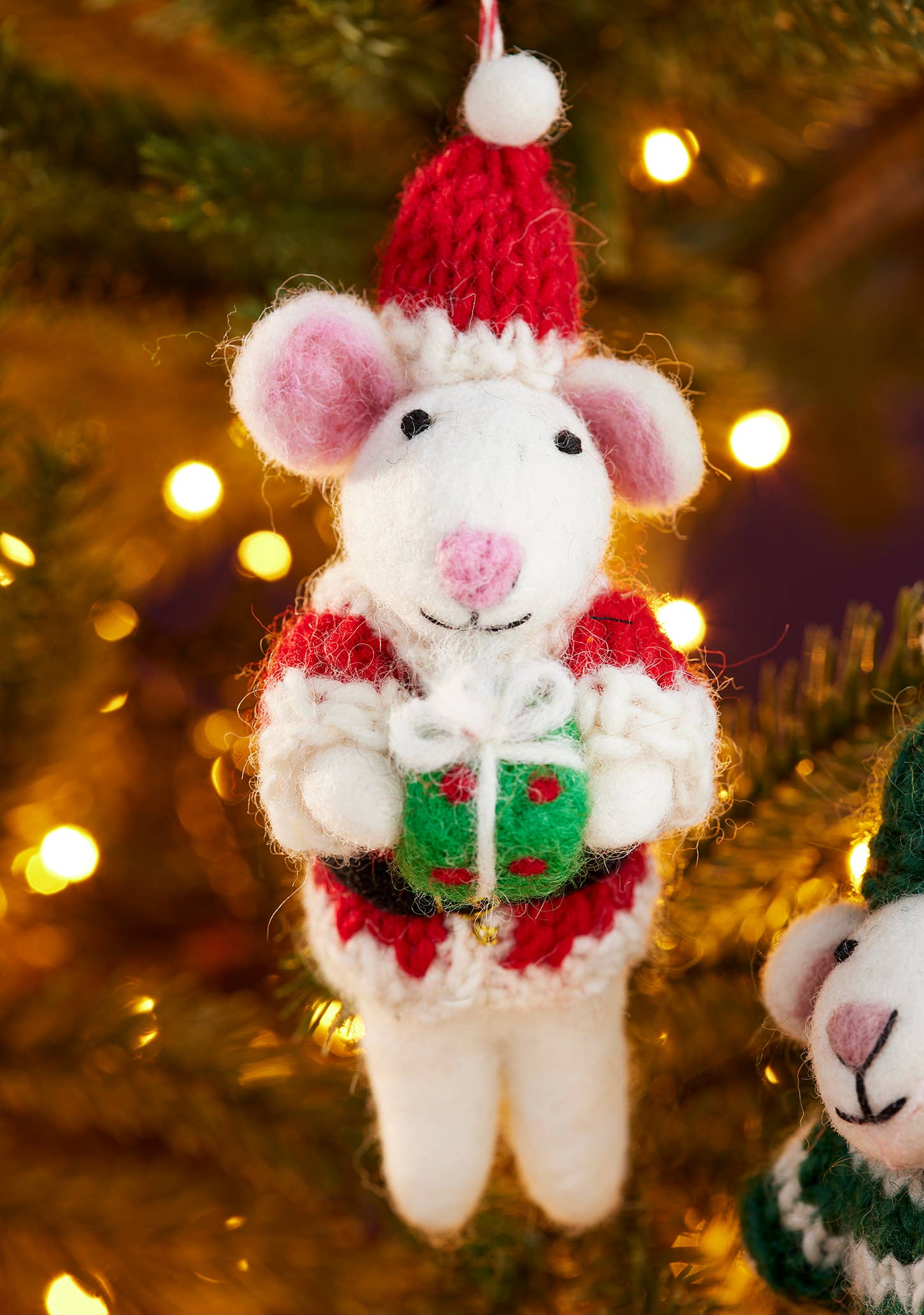 Felt Santa Elf Decoration | 2 Colours Available