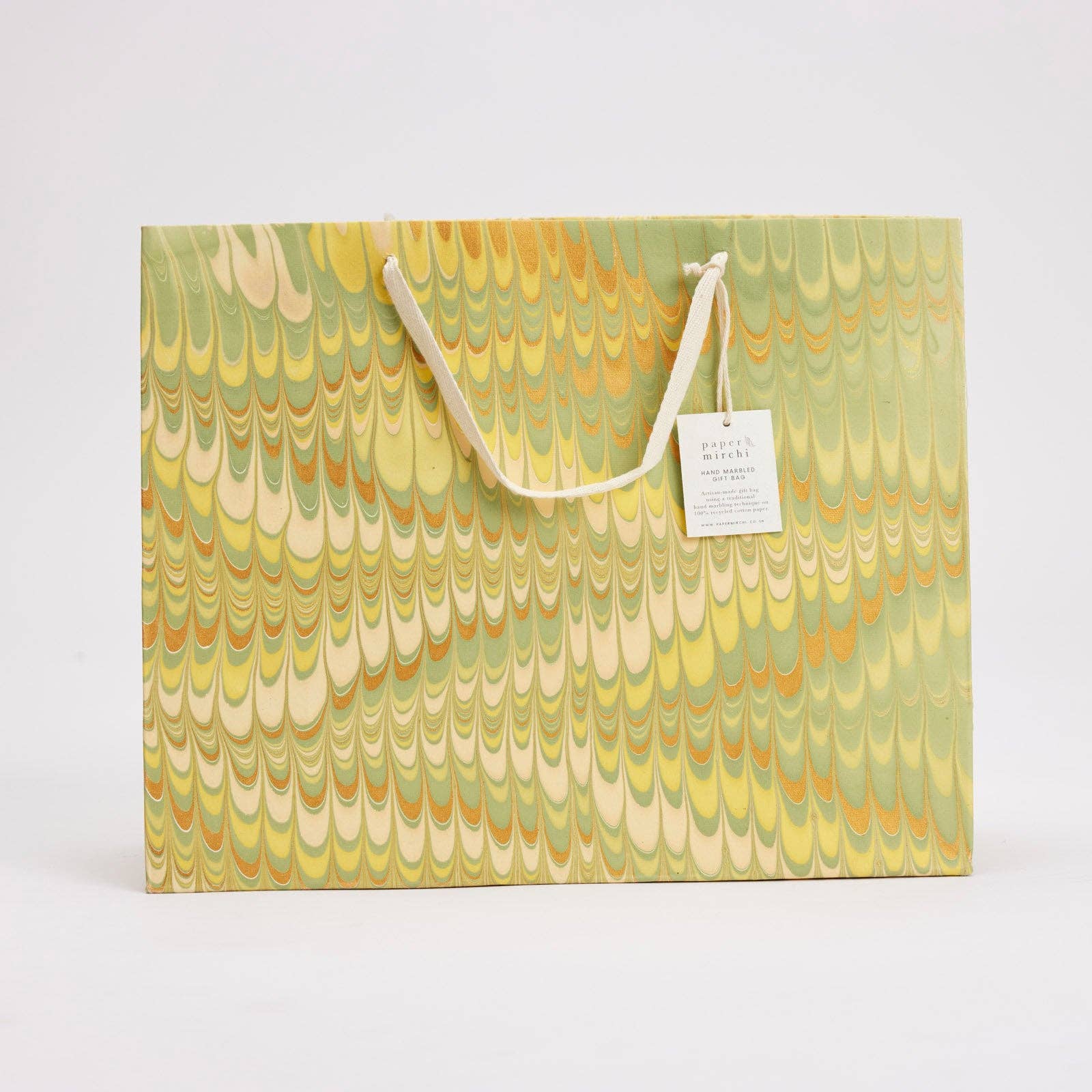 Hand Marbled Gift Bags (Large) - Bouquet