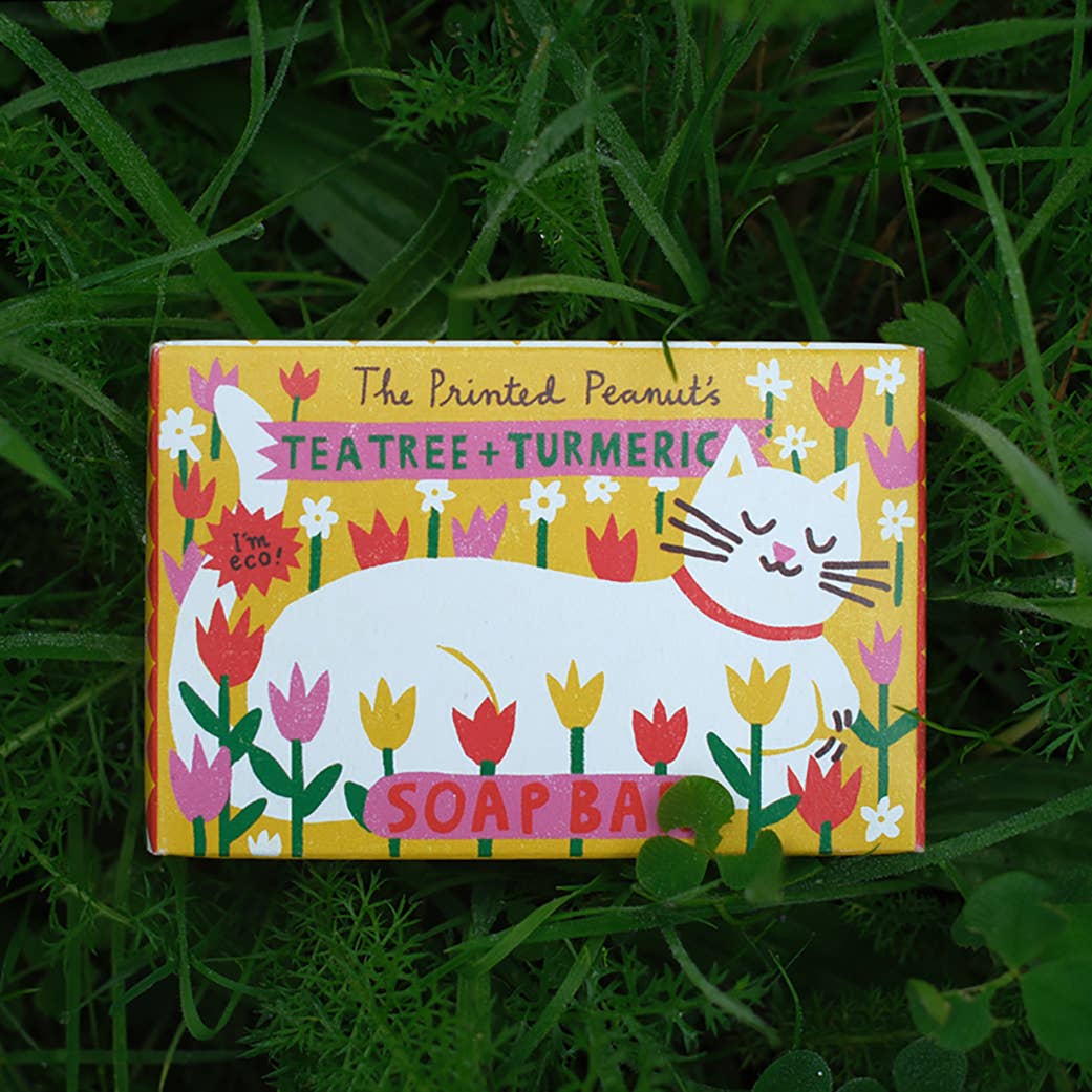 Tea Tree & Turmeric Natural Handmade Soap Bar