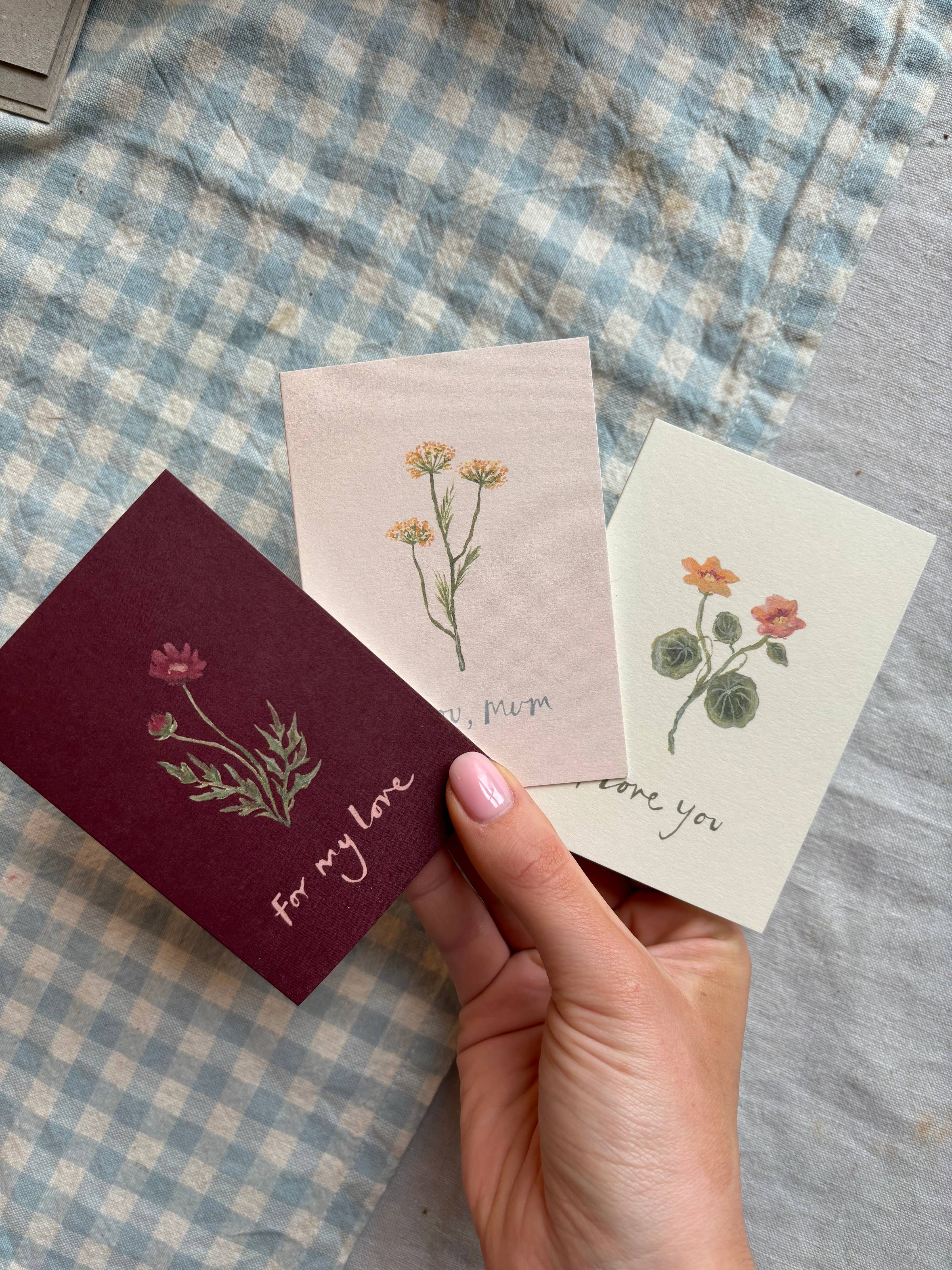 For My Love mini card