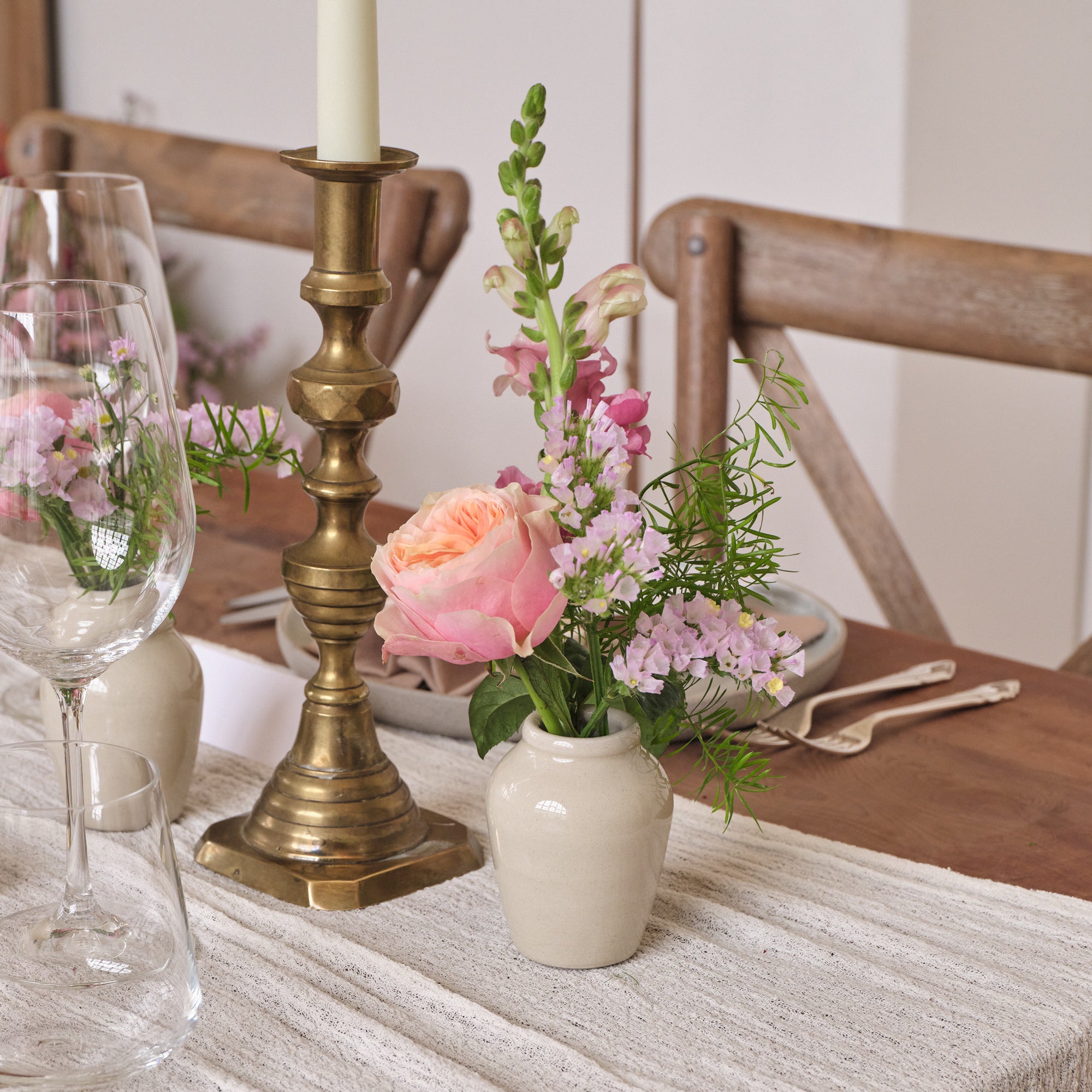 Brights in Bloom Bud Vase Arrangements