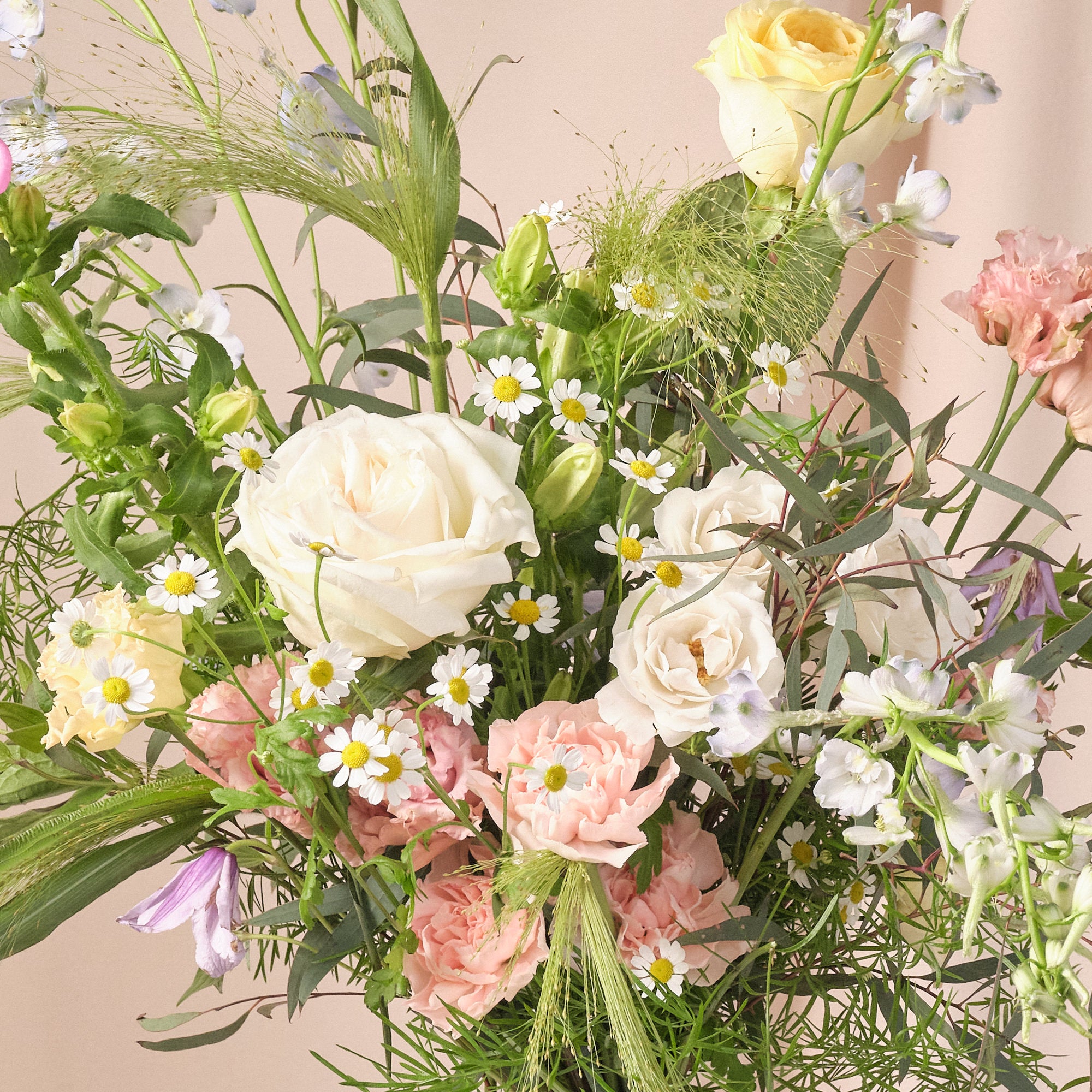 Pastel Wildflowers Vase Arrangements