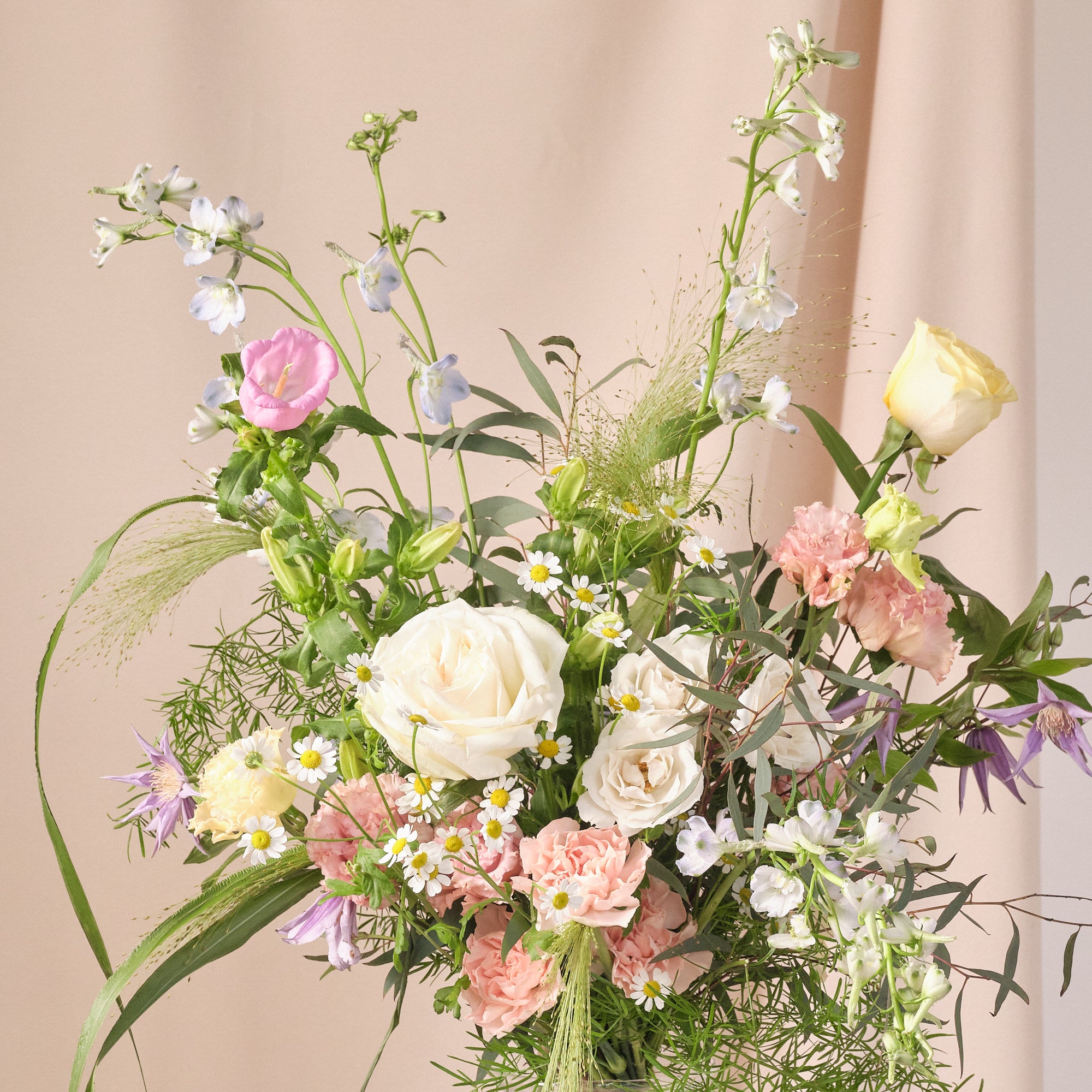 Pastel Wildflowers Vase Arrangements