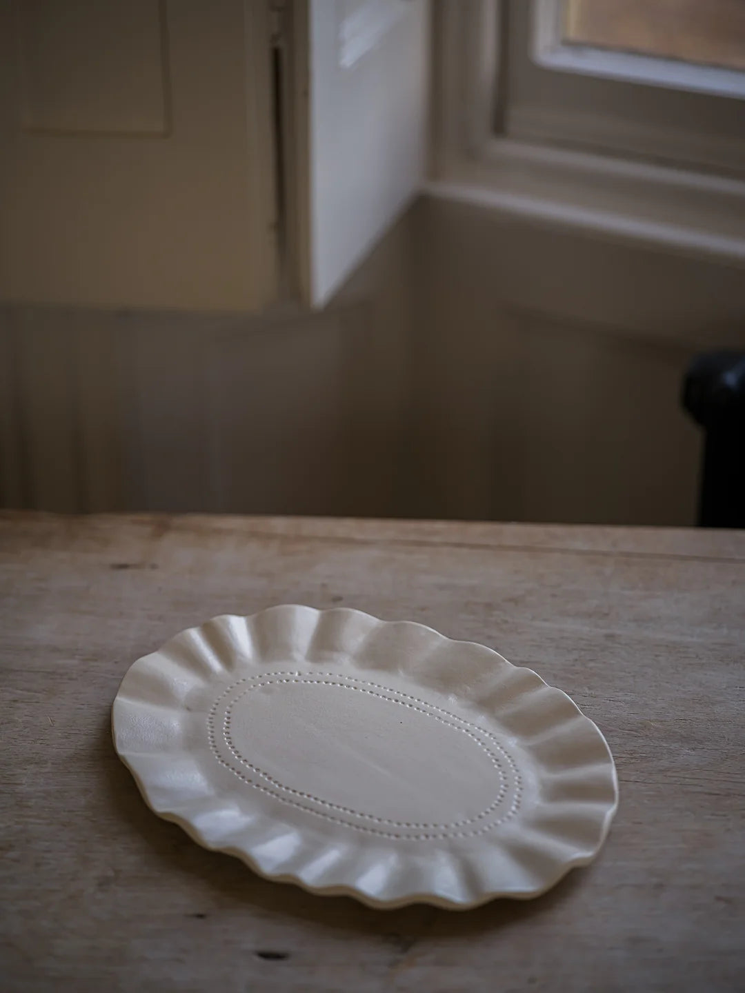 Frilly Oval Platter | The Studio