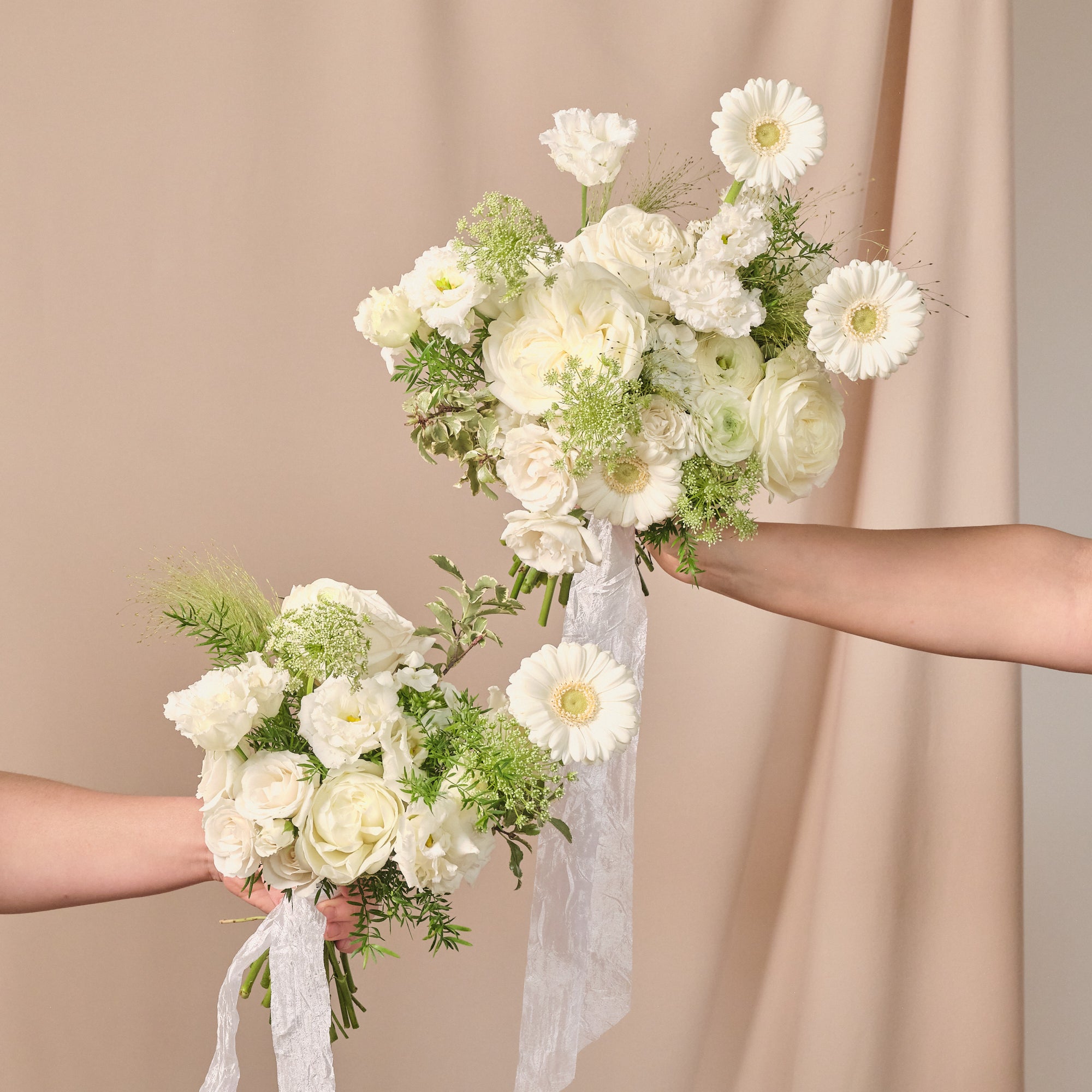 Whimsical Whites Bridal Bouquet