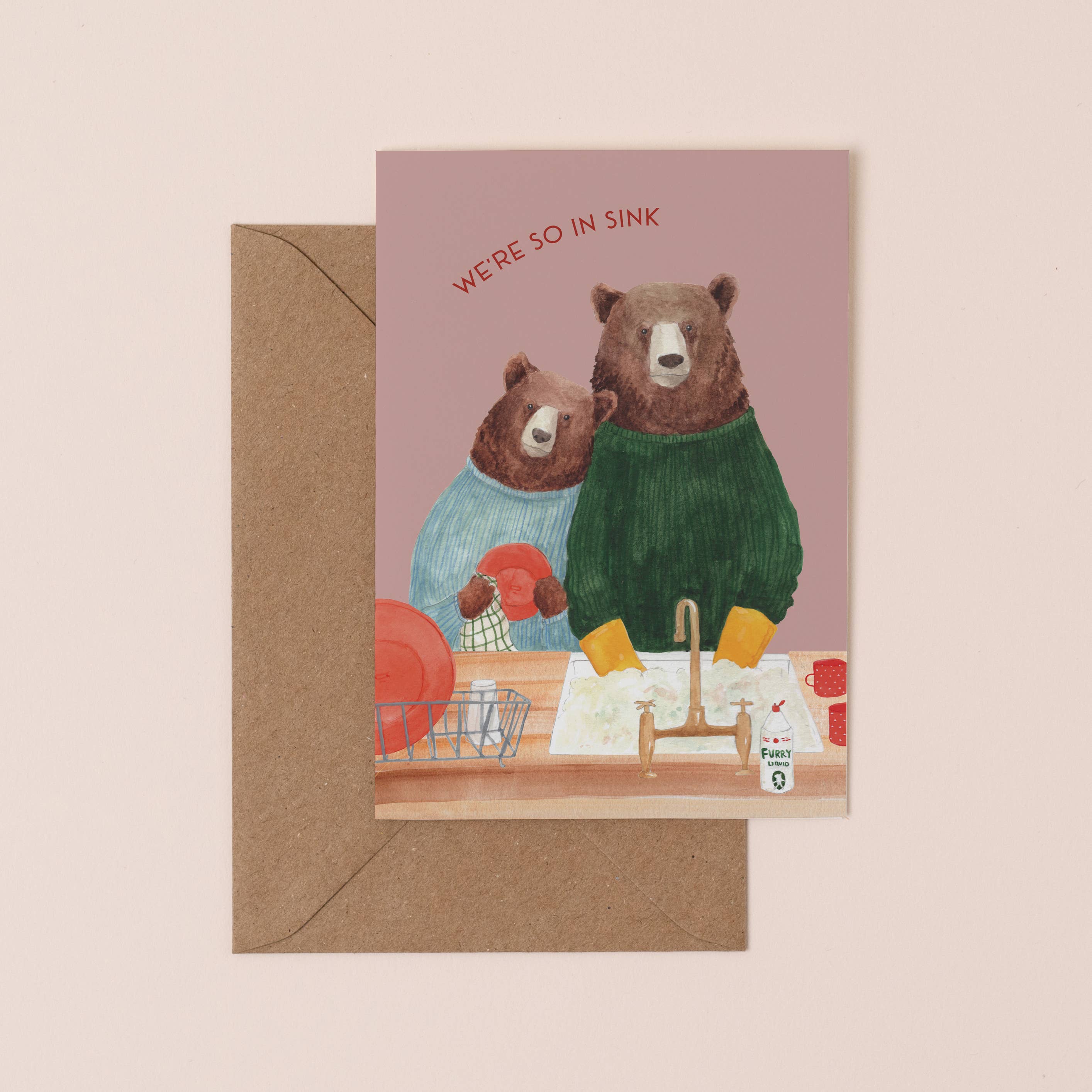 We're So in Sink Card