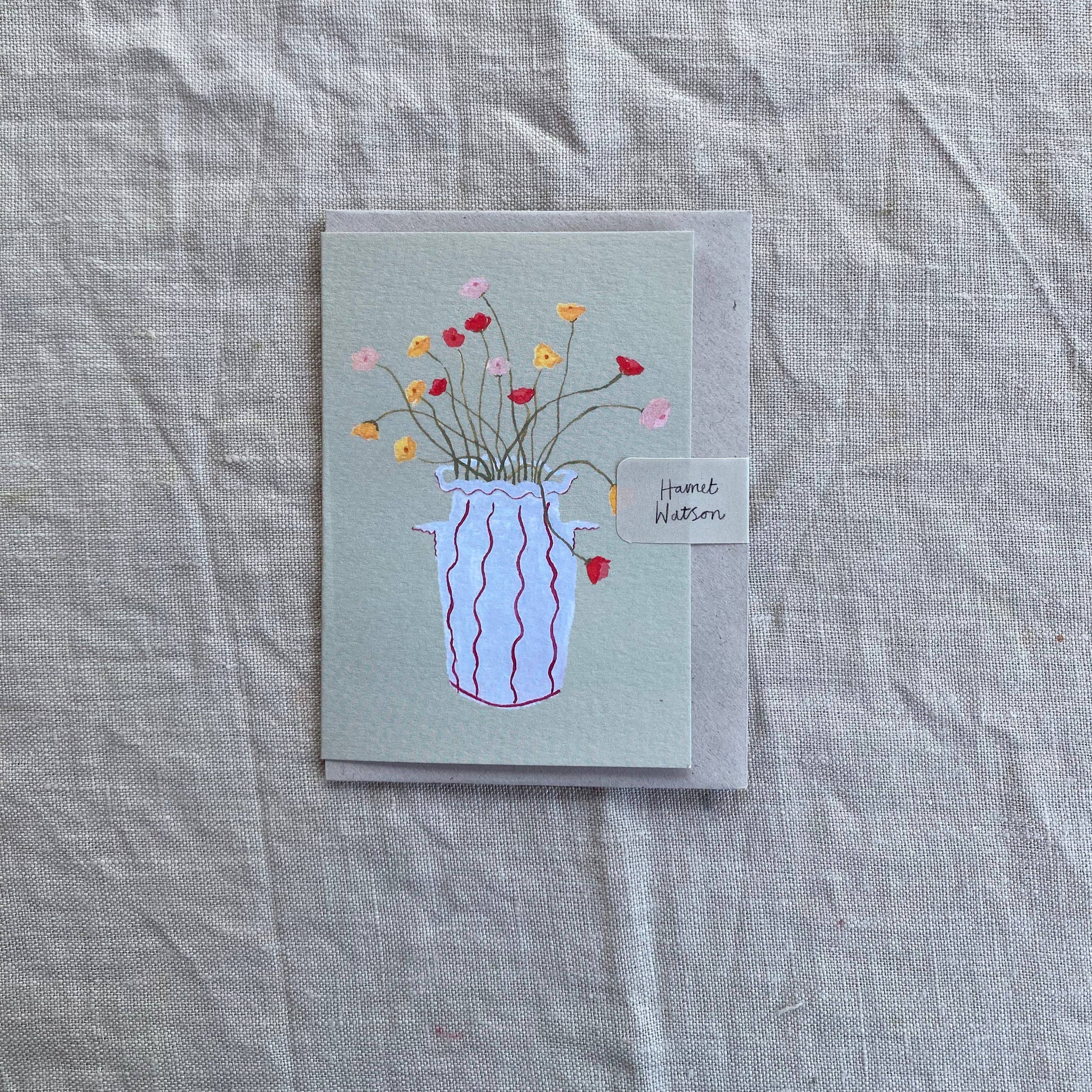 Icelandic Poppies mini card