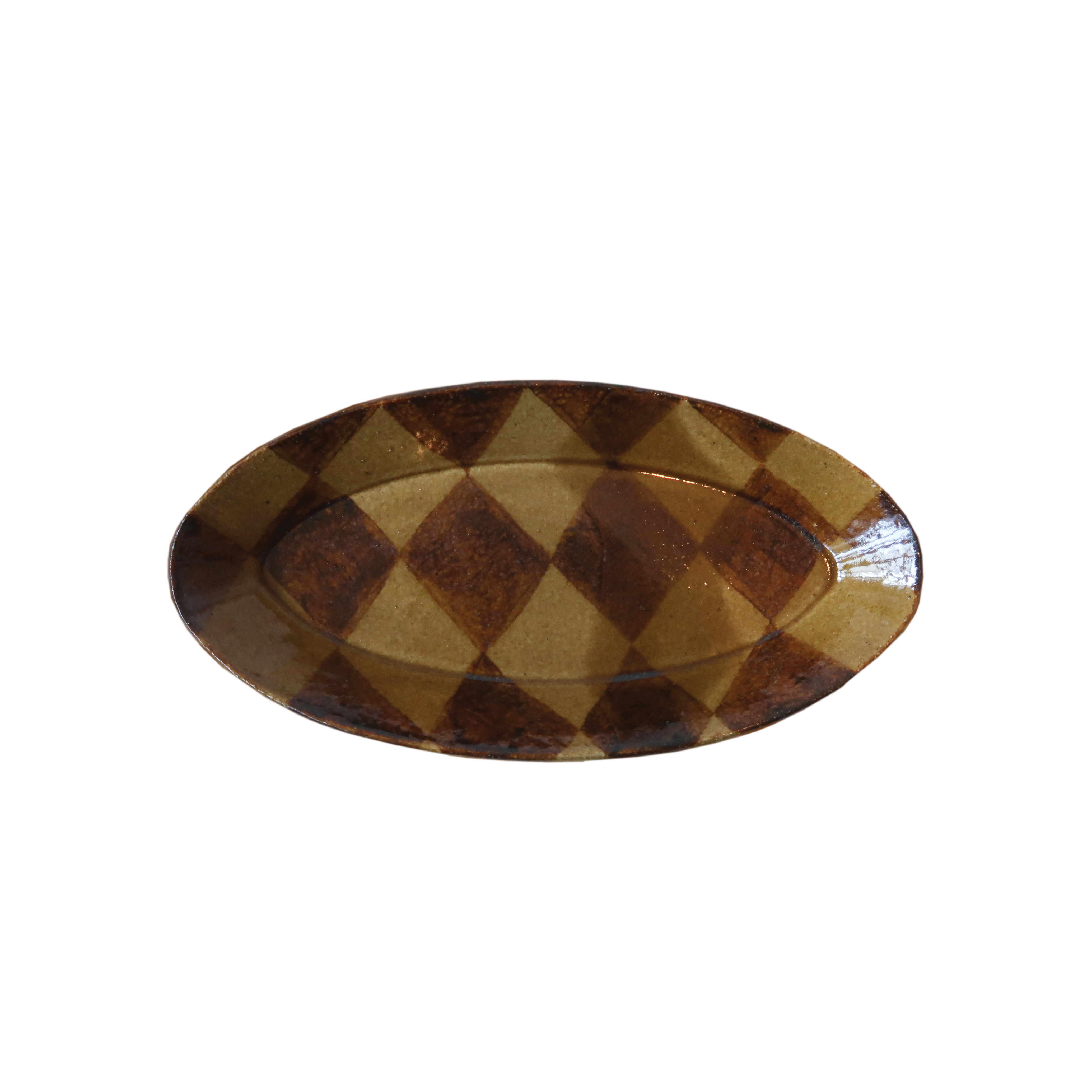Honey Glaze Circus Dish | Thin Oval