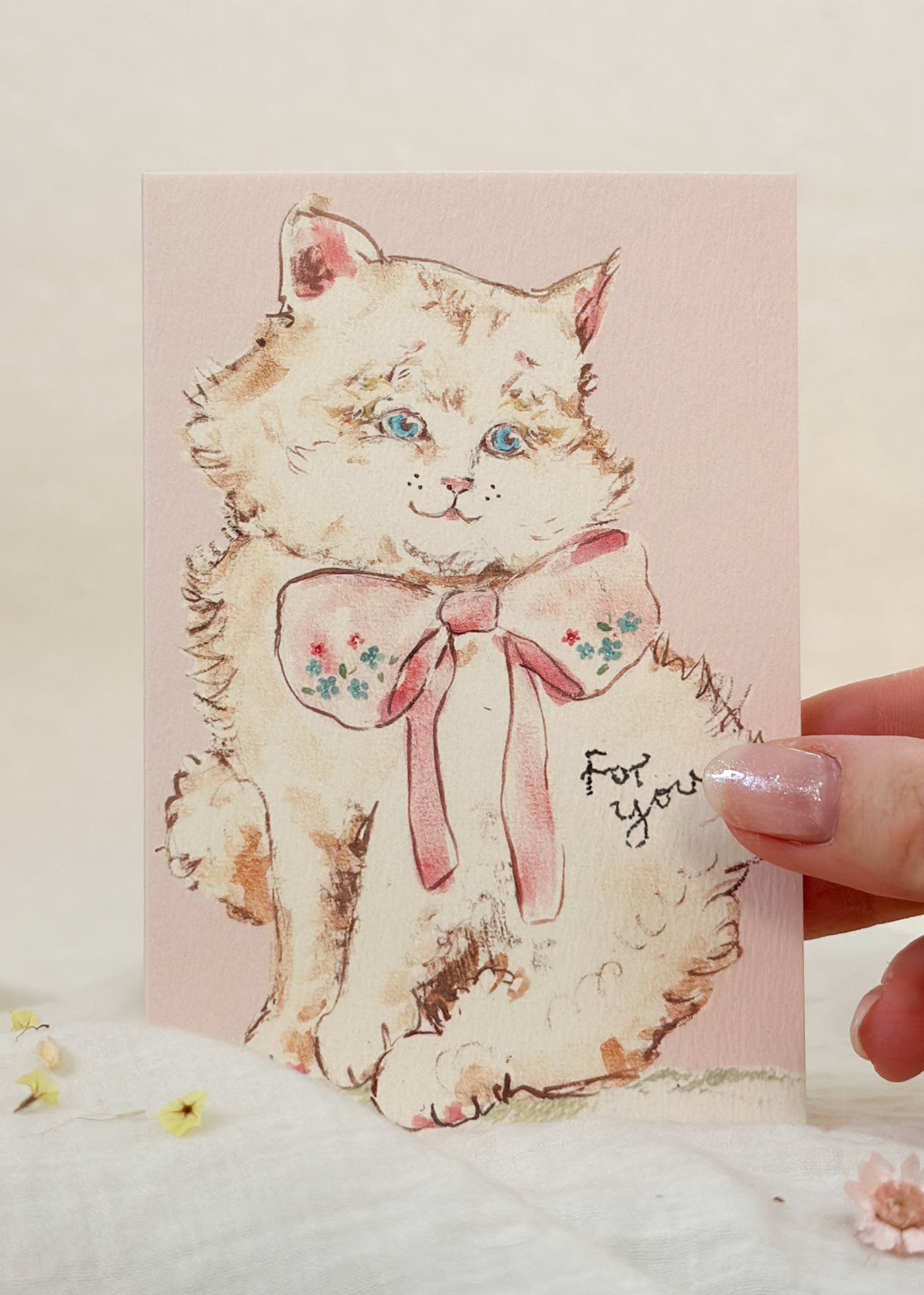 Purrfect kitty for you - everyday card