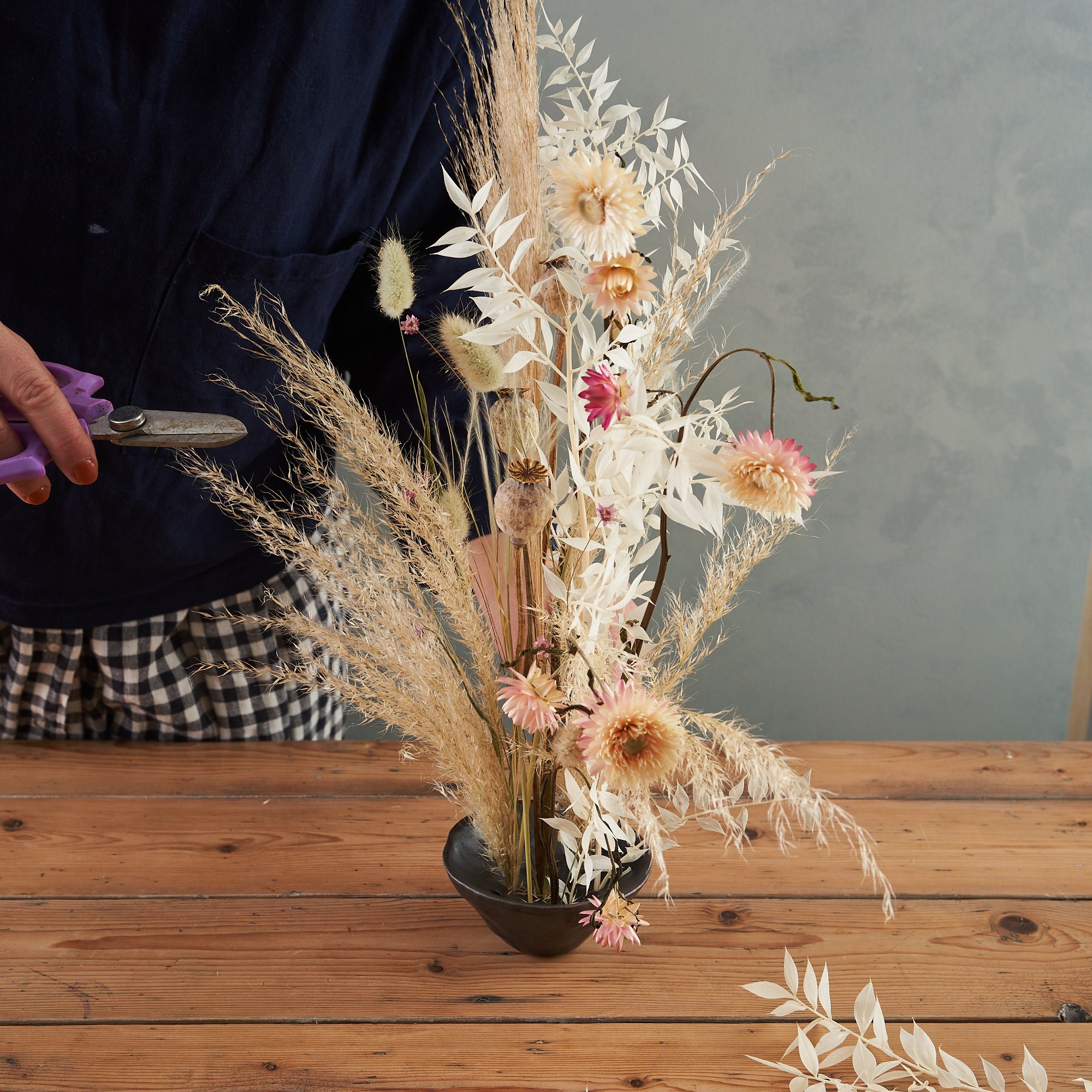 Dried Flower Ikebana Workshop Kit