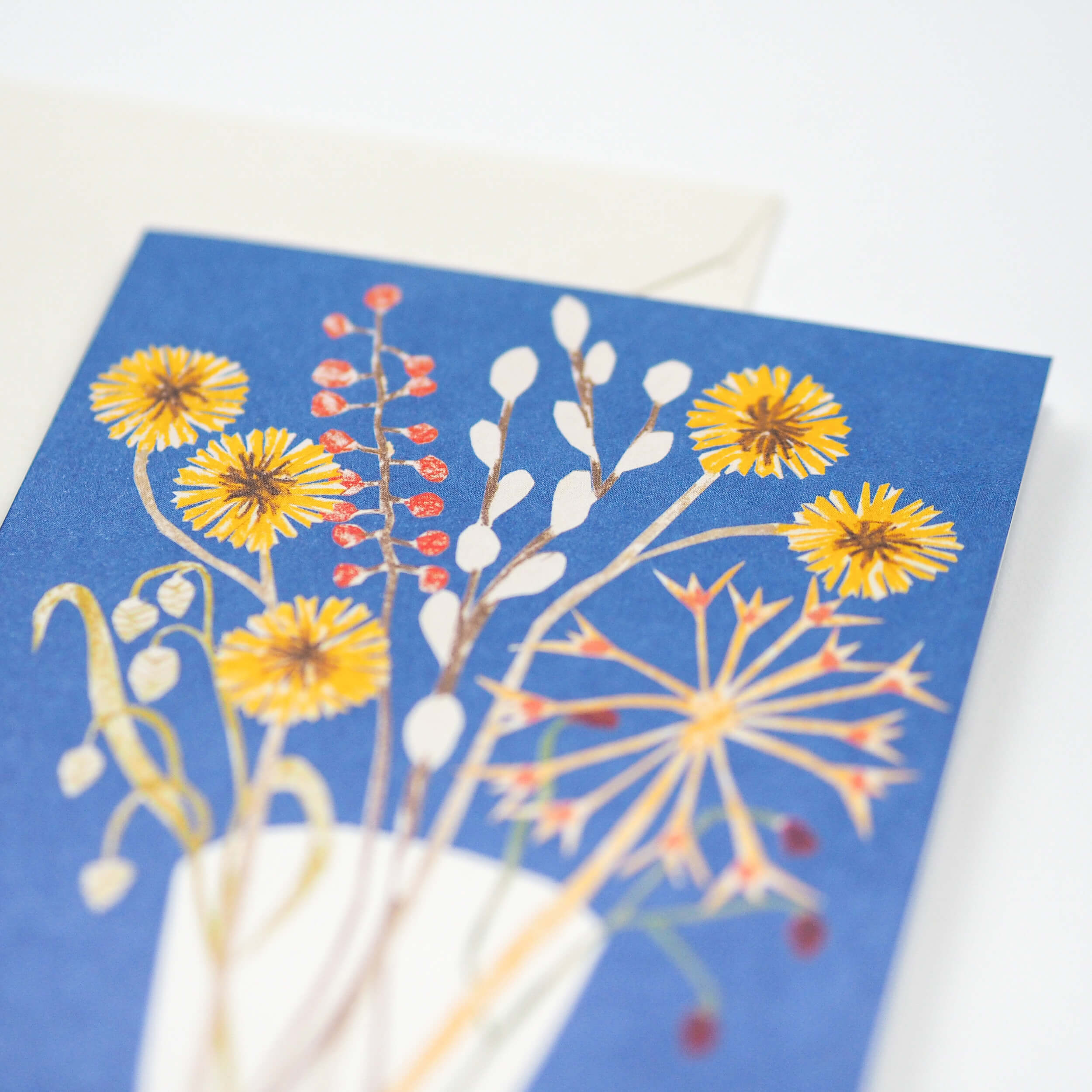 Glass Vase Greetings Card