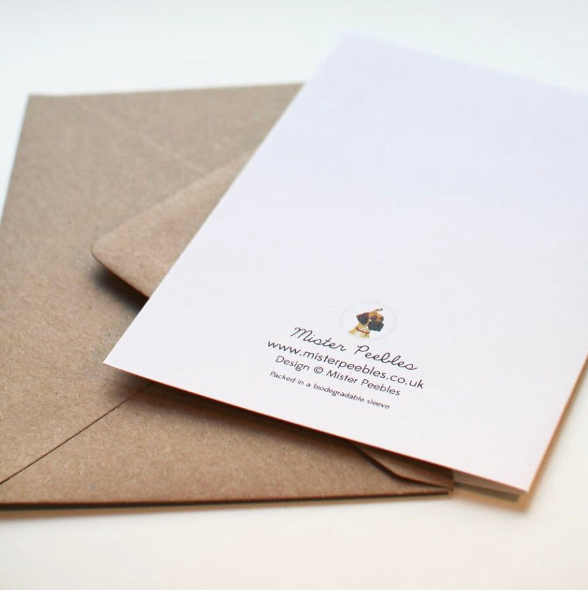 David Meowie Greetings Card