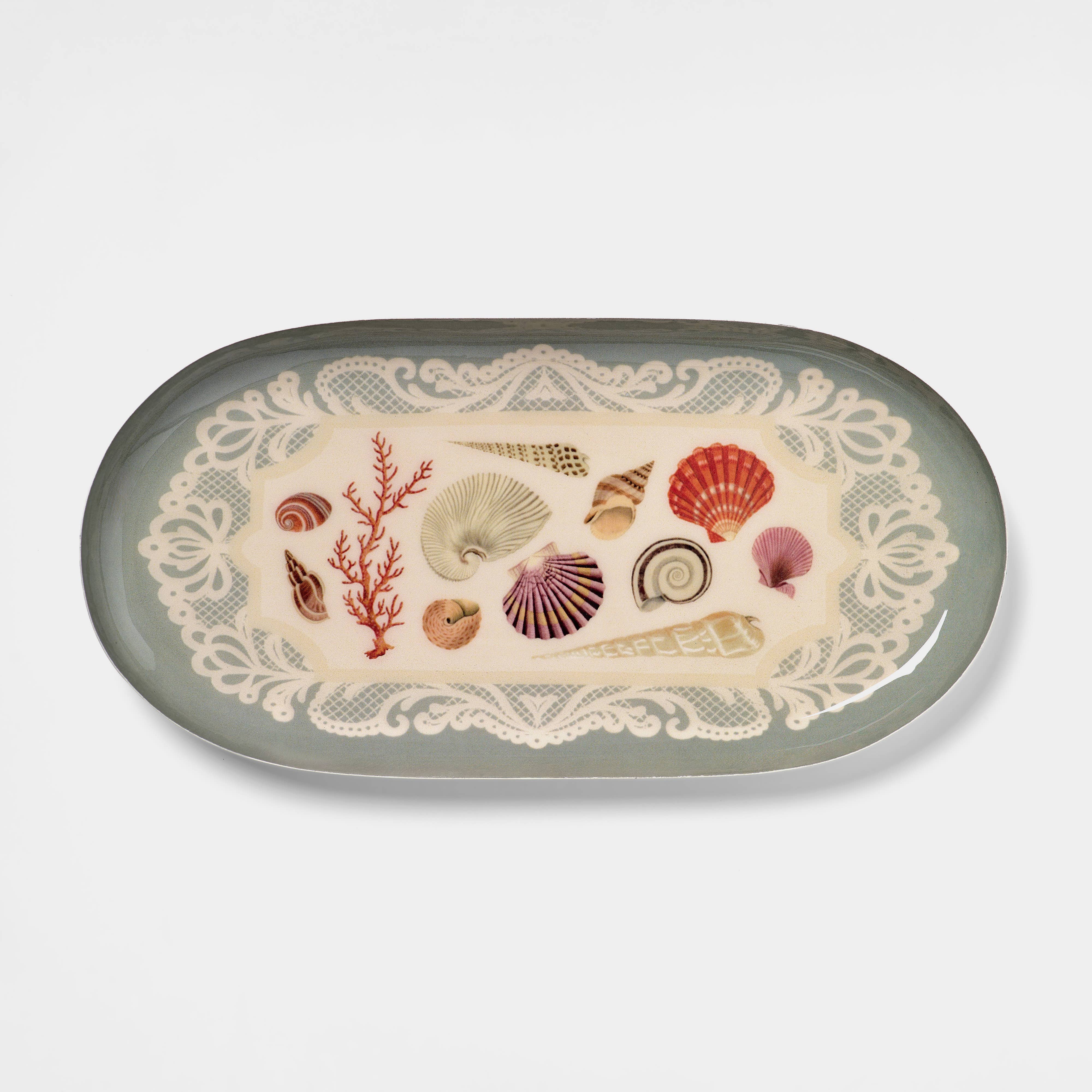 Oval Enamel Tray | Specimens of the Sea