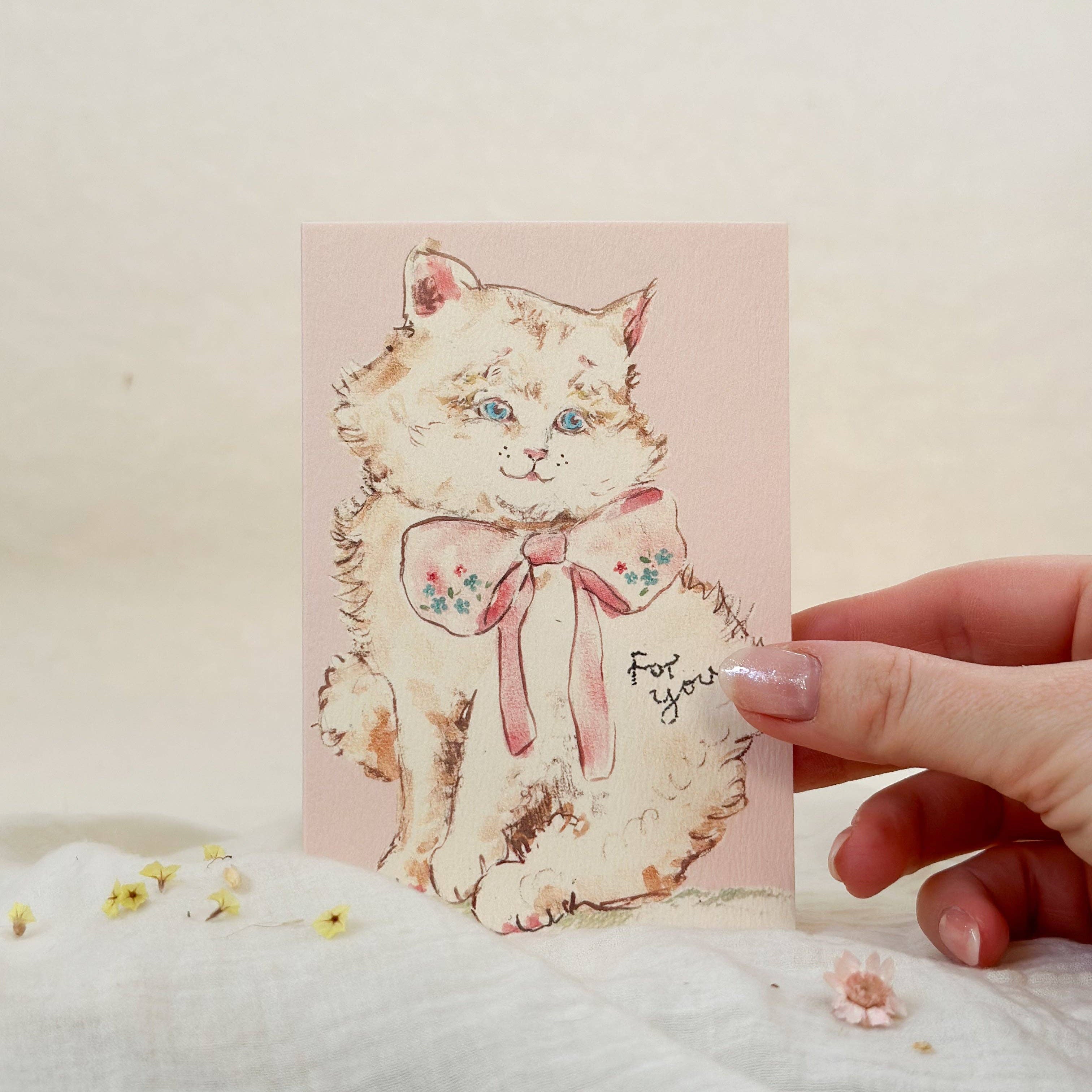 Purrfect kitty for you  - everyday card