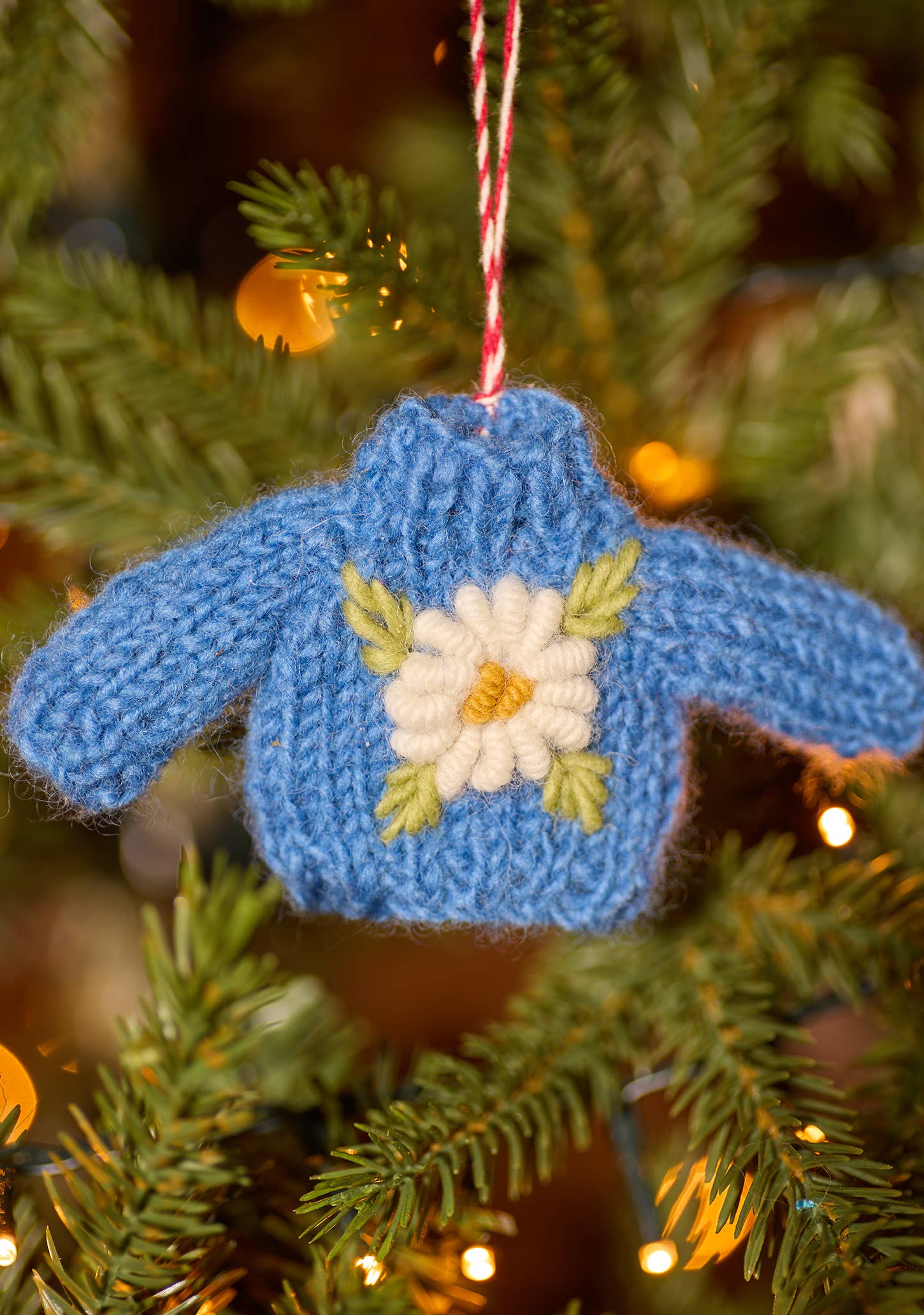 Embroidered Knitted Jumper Decoration | 2 Colours Available