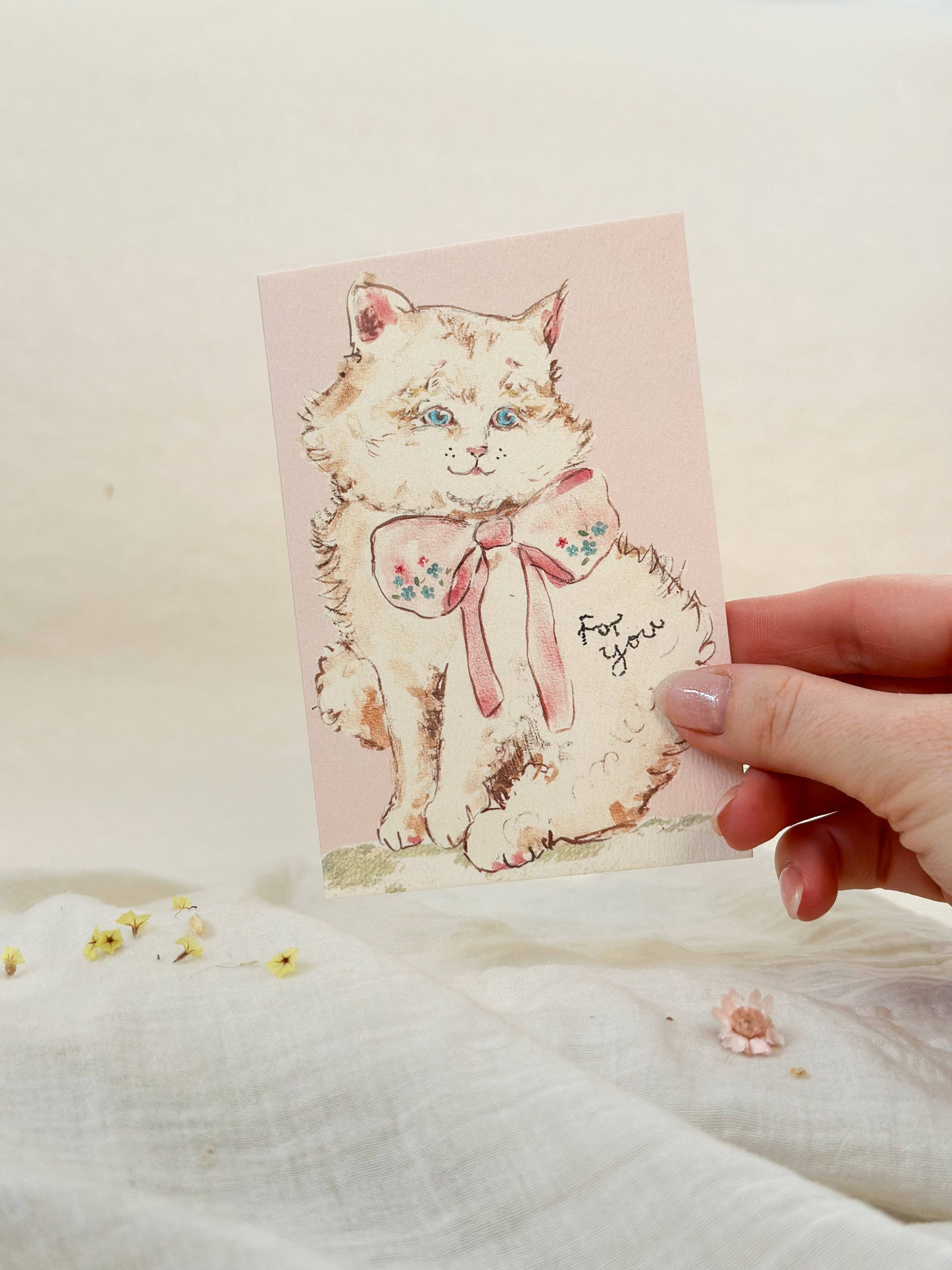 Purrfect kitty for you  - everyday card