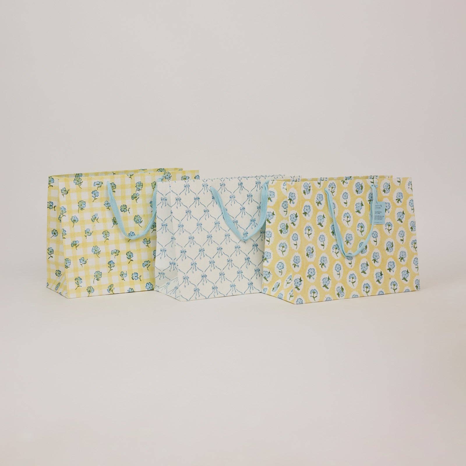 Block Printed Gift Bags | Alaska | 3 Designs & 3 Sizes Available
