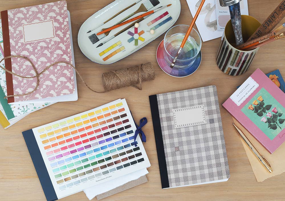 Vintage Weave Lined A5 Notebook