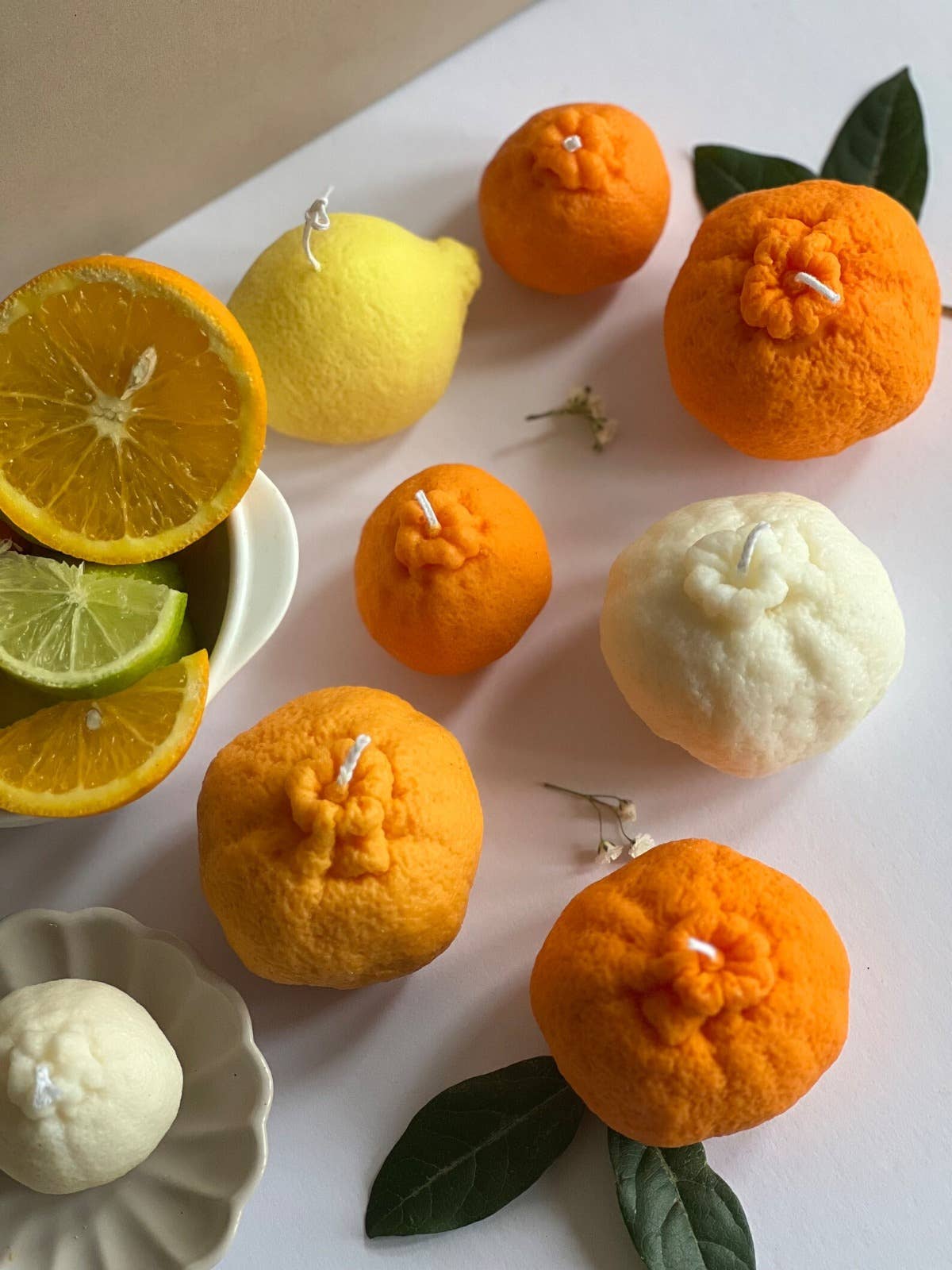 Soy Wax Orange Shaped Scented Candle | Small | 2 Scents Available