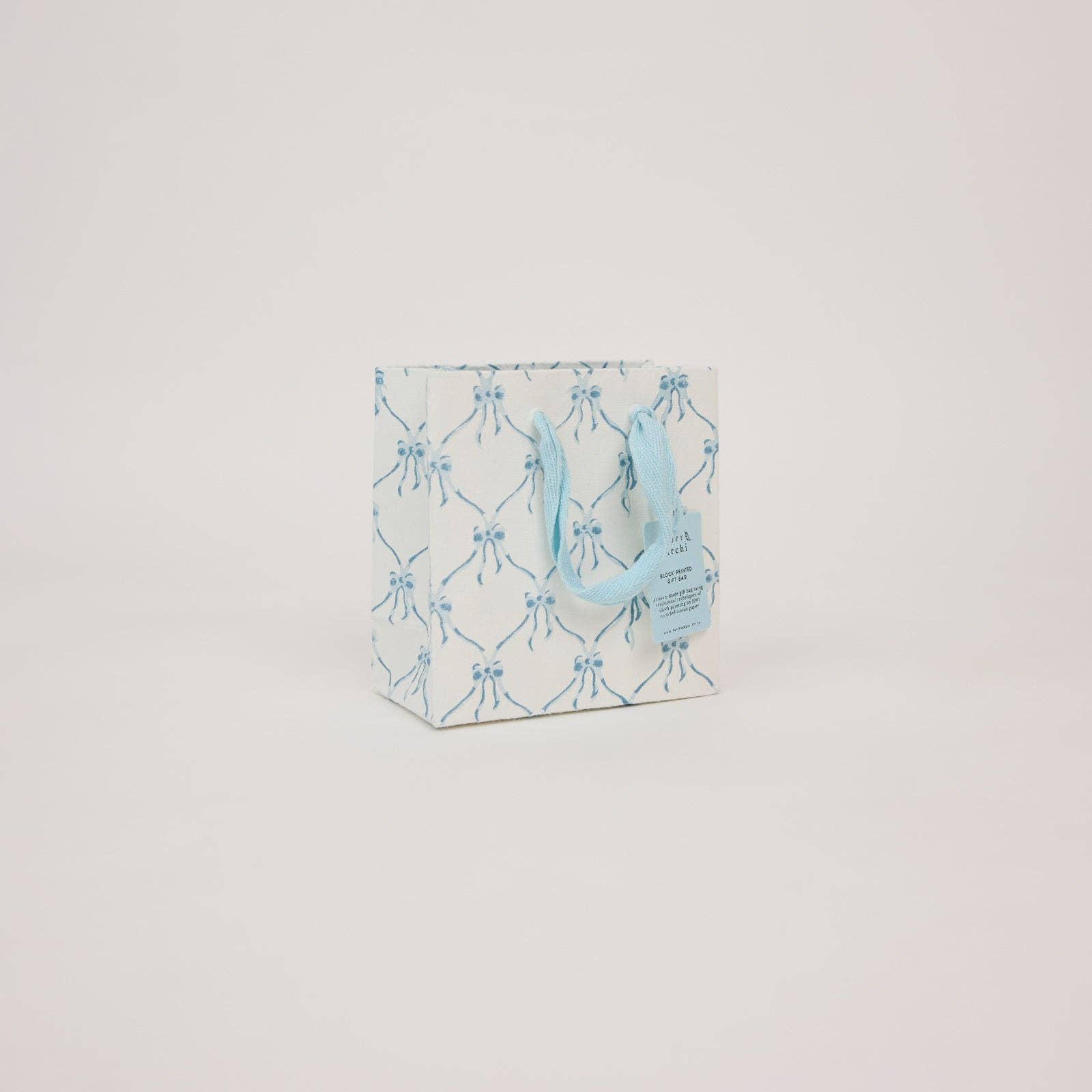 Block Printed Gift Bags (Small) - Alaska