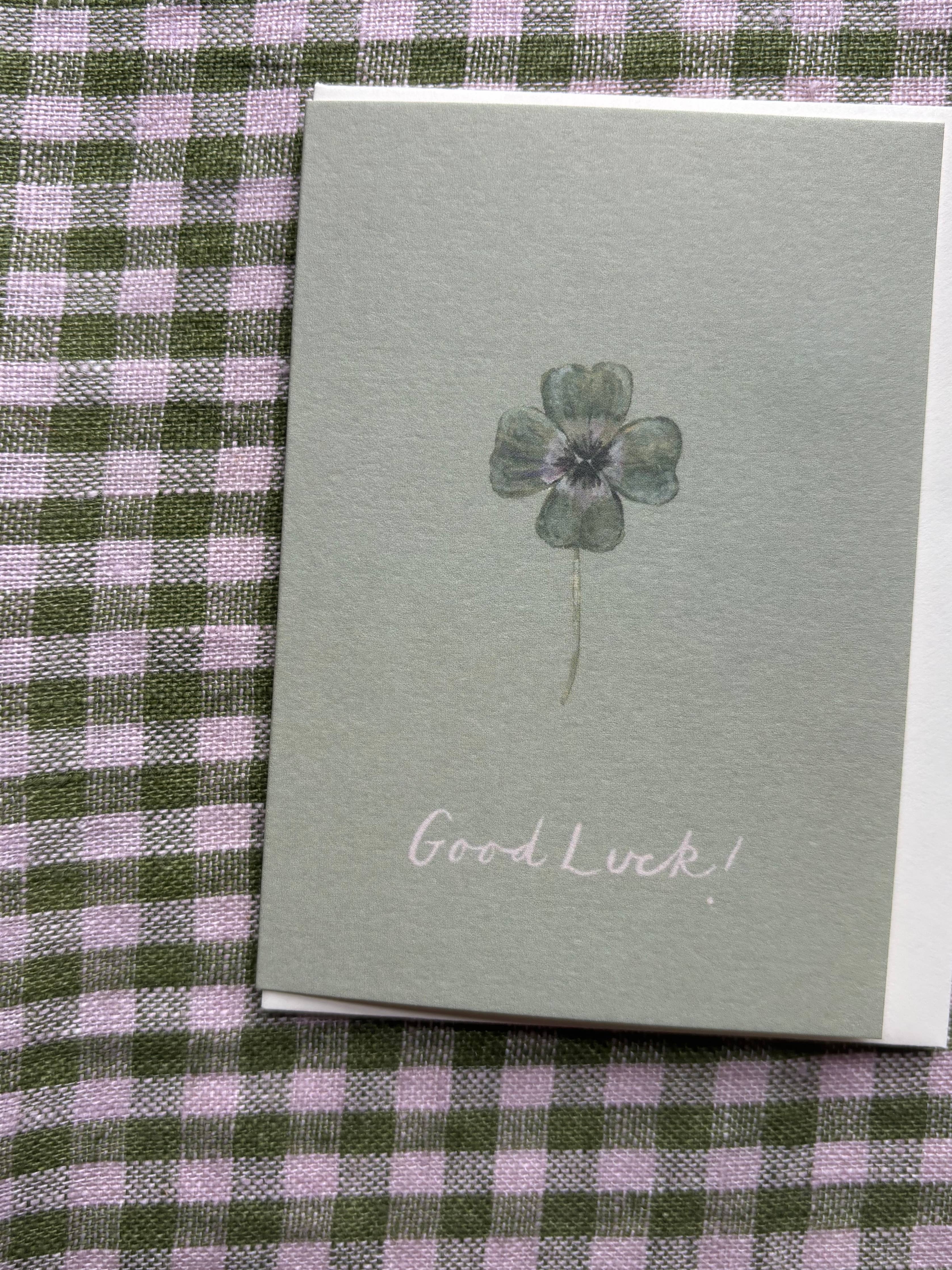 Good Luck mini card