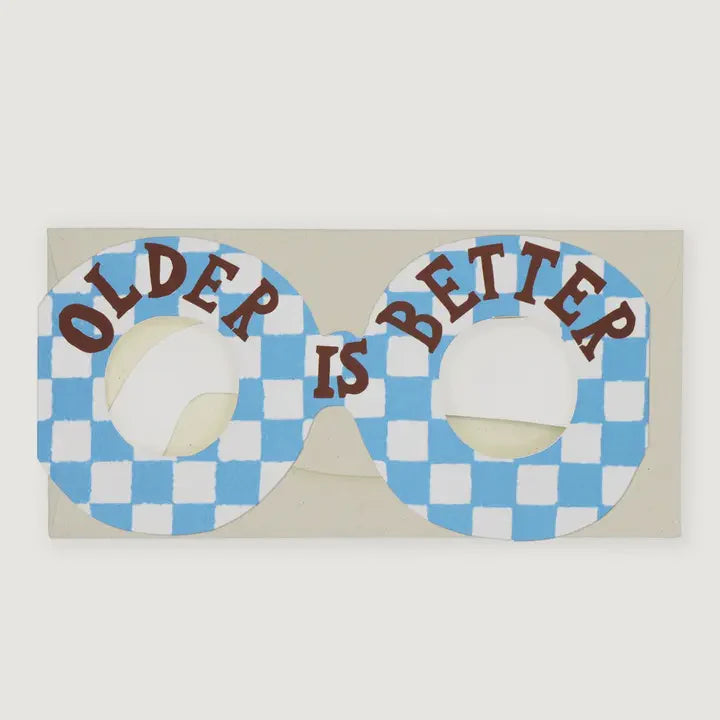 Older Is Better Glasses Card Hadley Paper