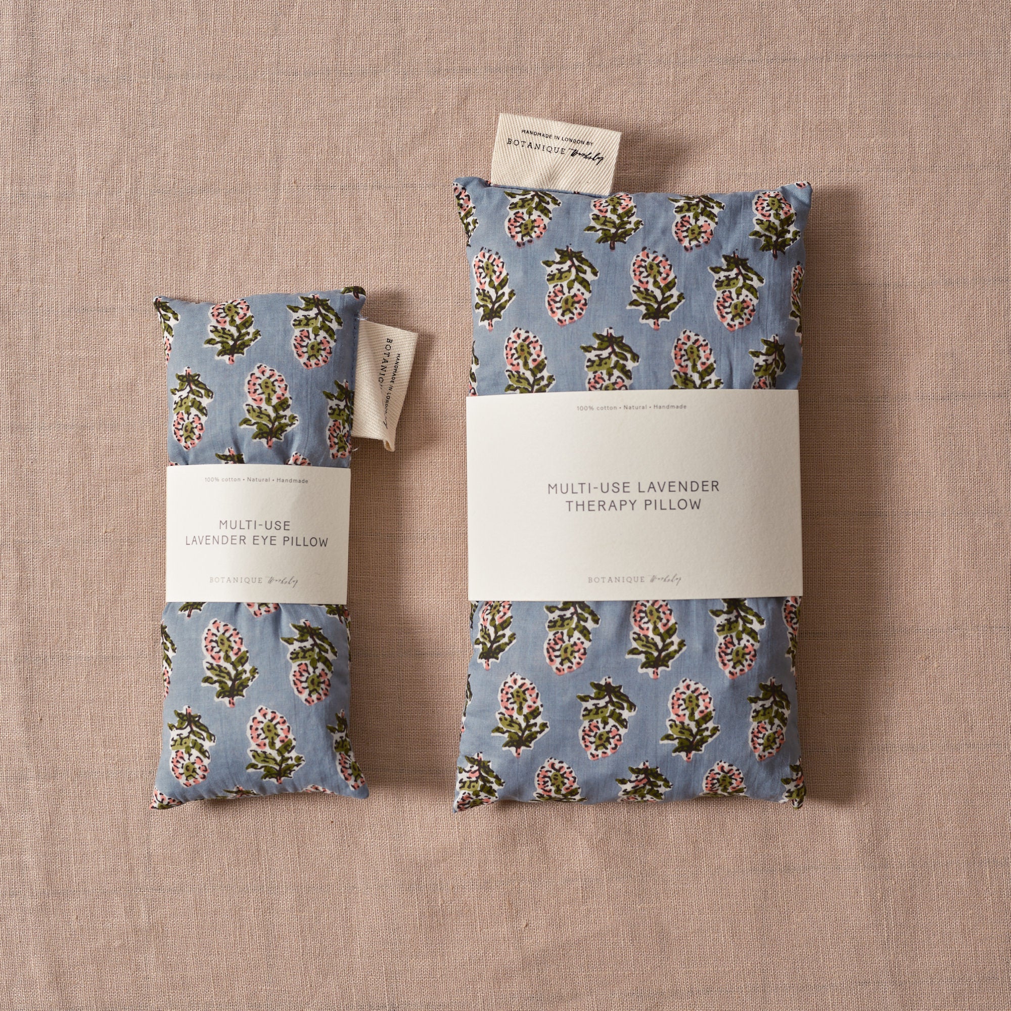 Multi-Use Eye Pillow | Phoebe Block Printed Cotton