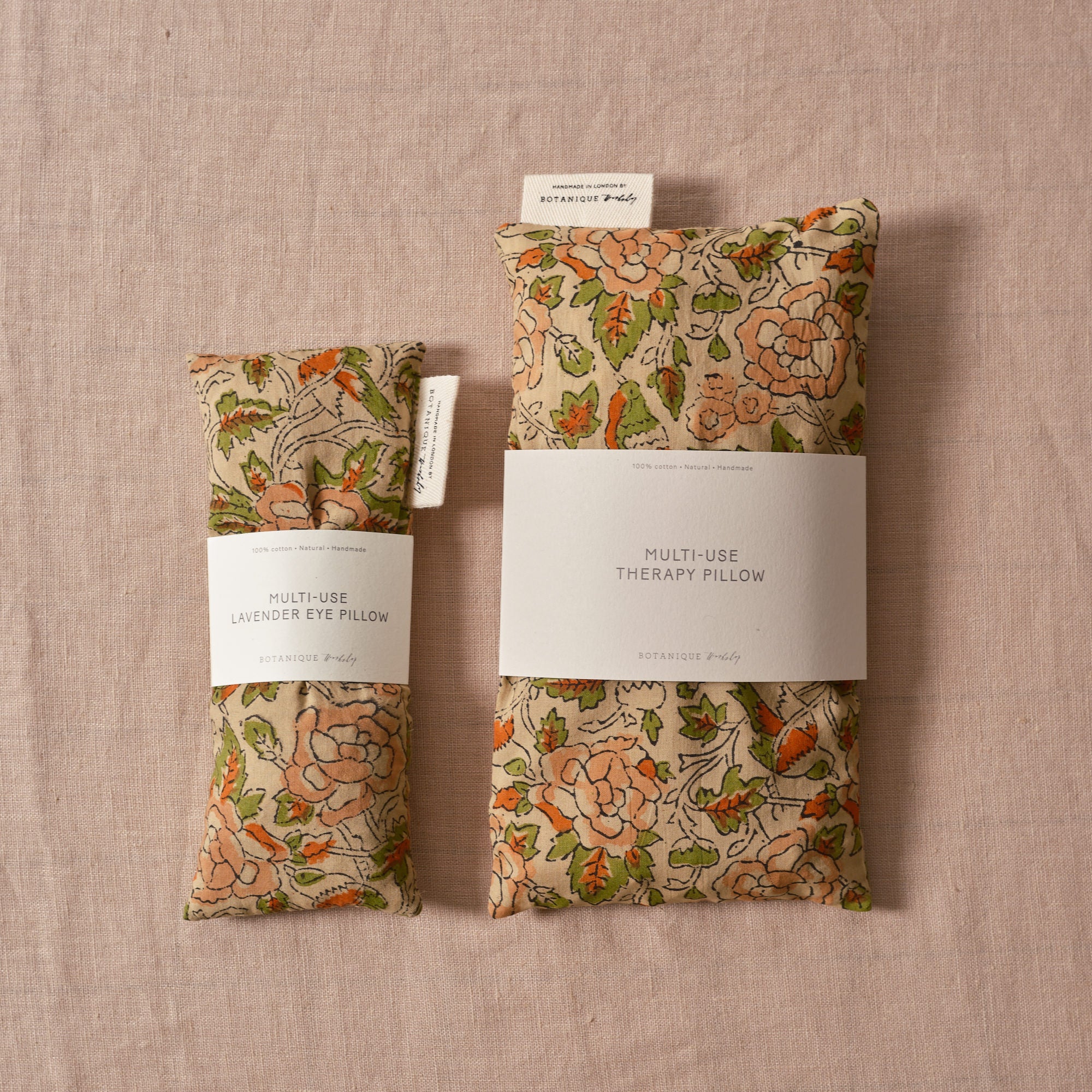 Multi-Use Lavender Eye Pillow | Fairytale Block Printed Cotton