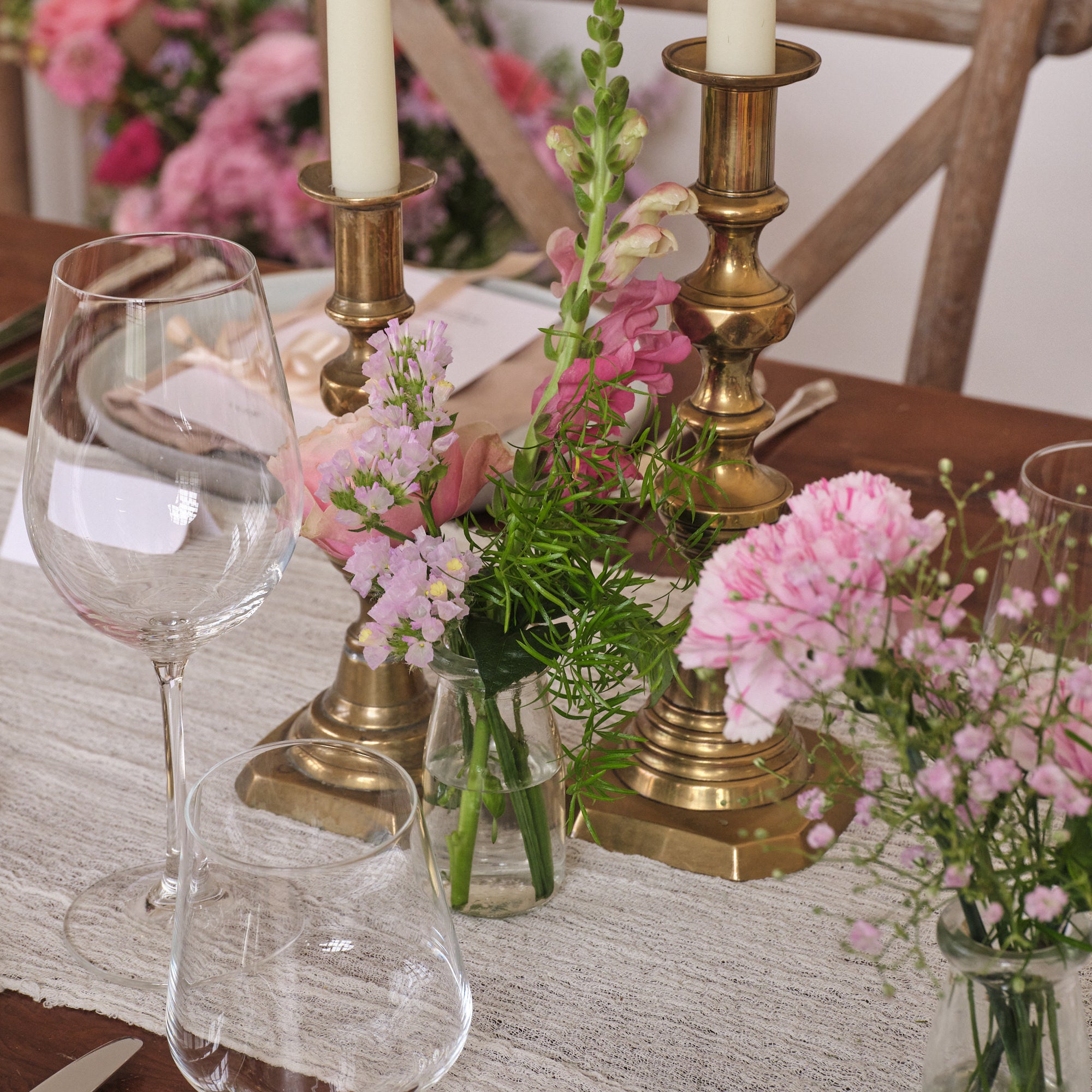 Brights in Bloom Bud Vase Arrangements