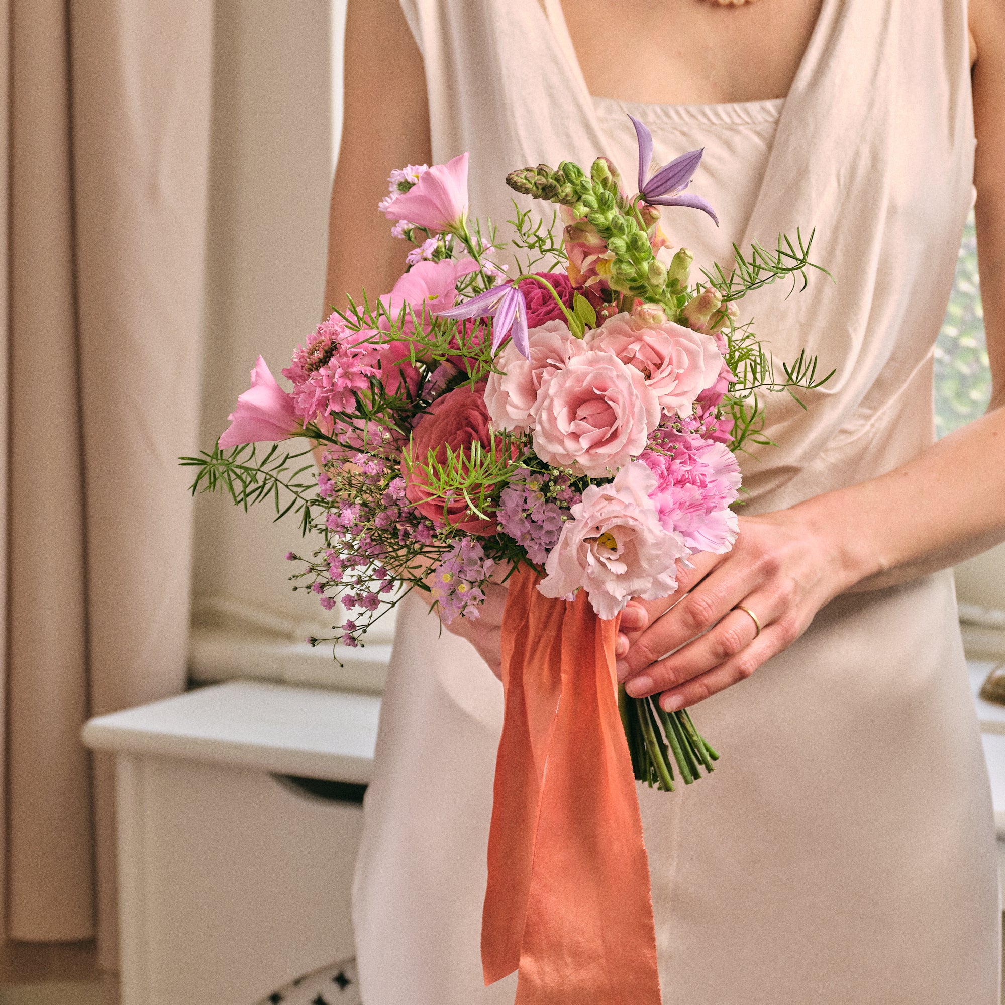 Brights in Bloom Bridesmaid Bouquet