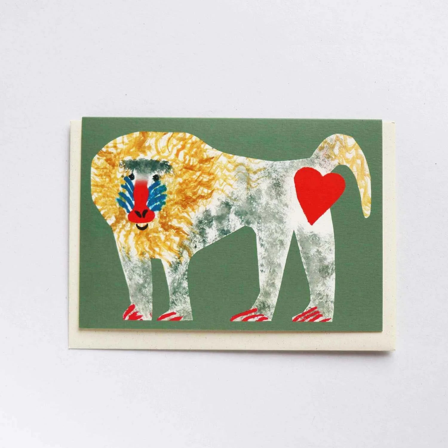 Heart Bum Greetings Card