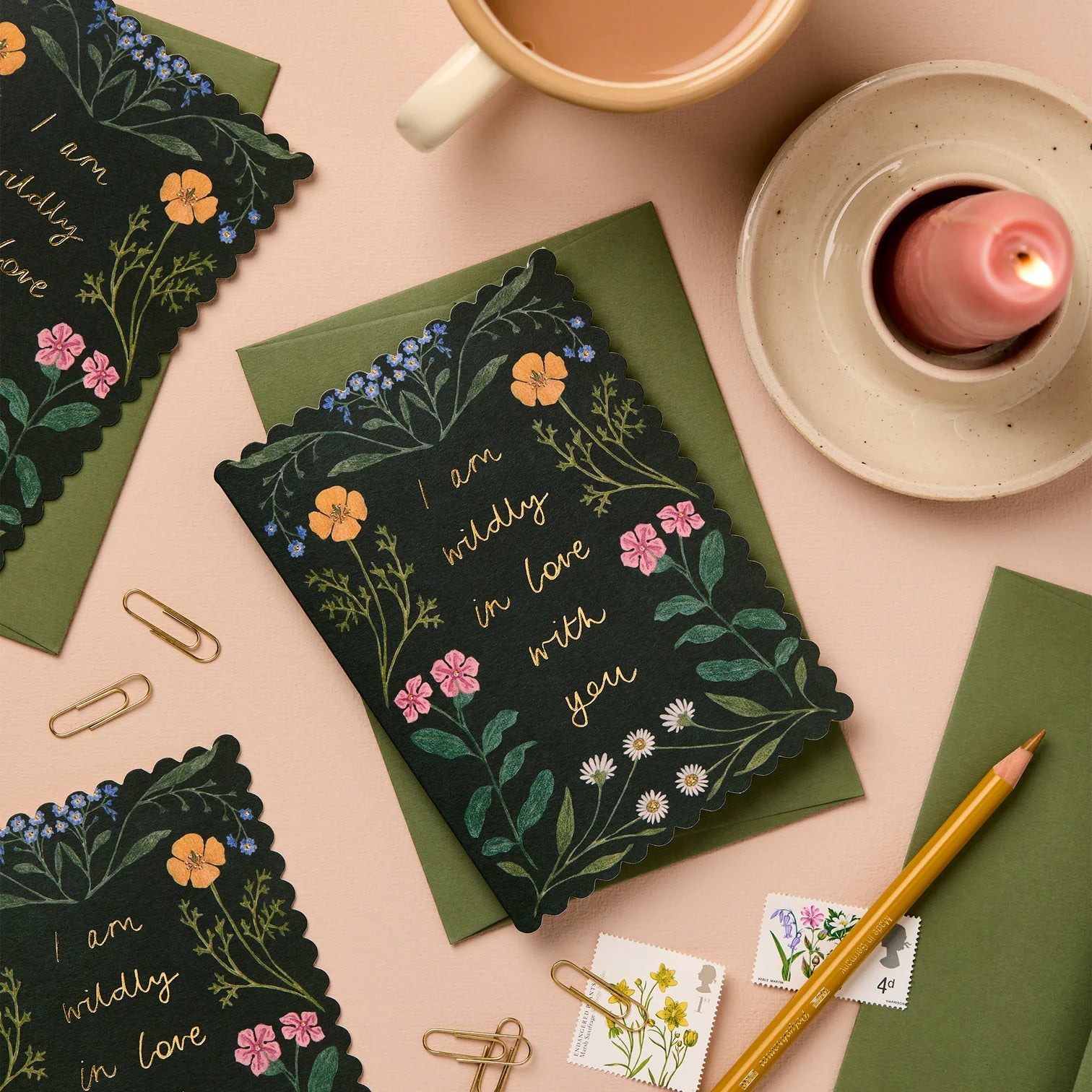I am Wildly in Love with You Greetings Card