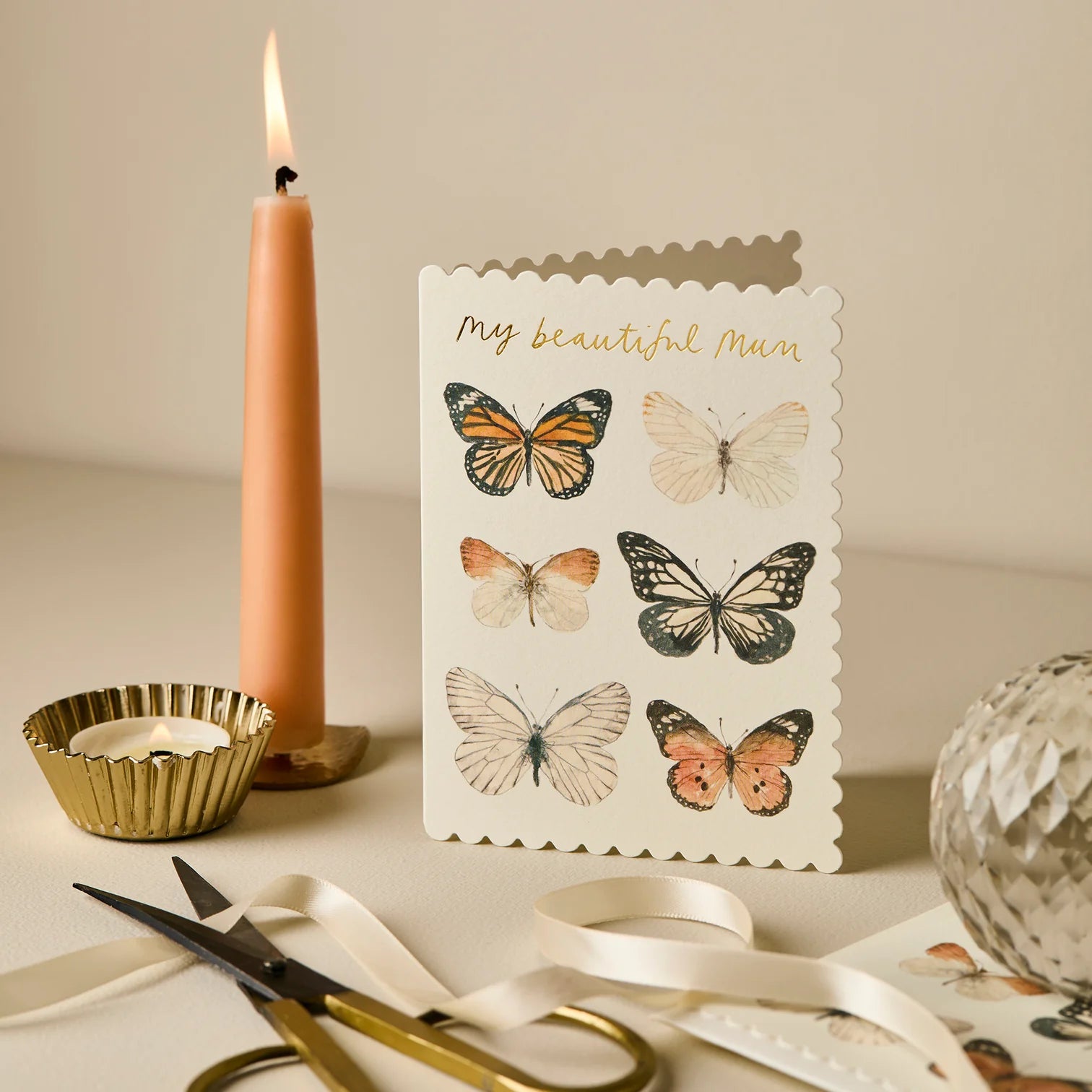 My Beautiful Mum Greetings Card