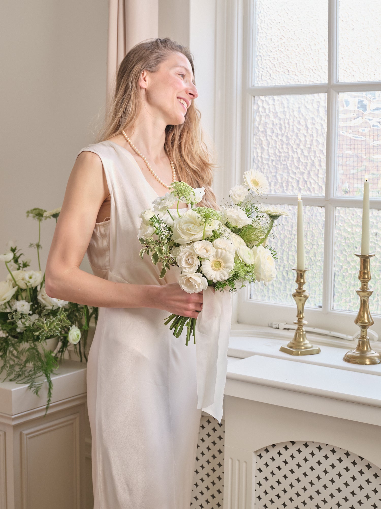 Whimsical Whites Bridal Bouquet