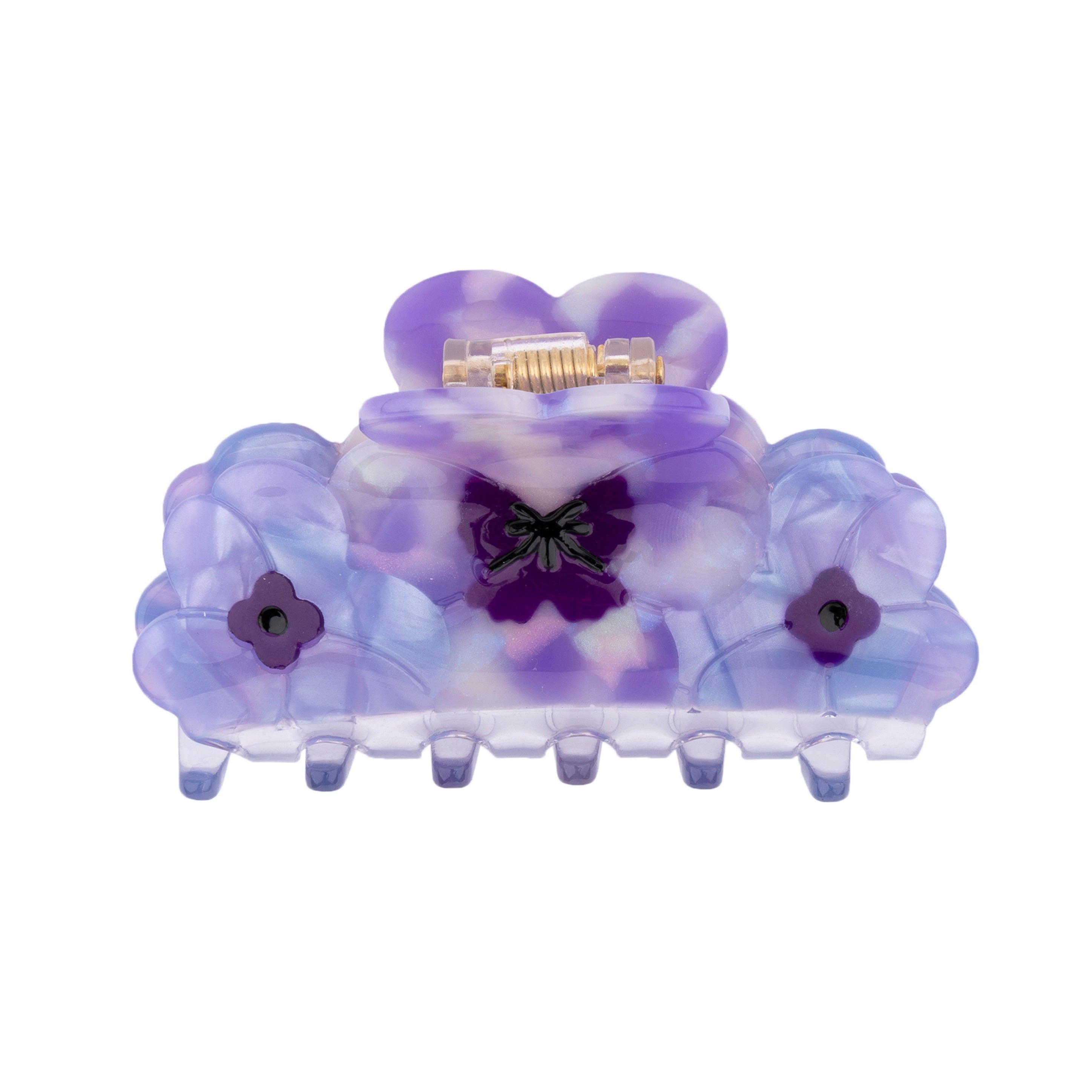 Pansies Hair Claw