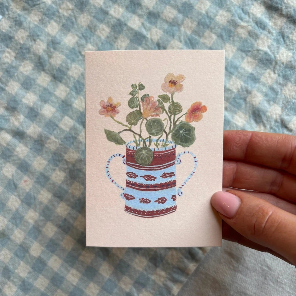 Nasturtium Mini Card
