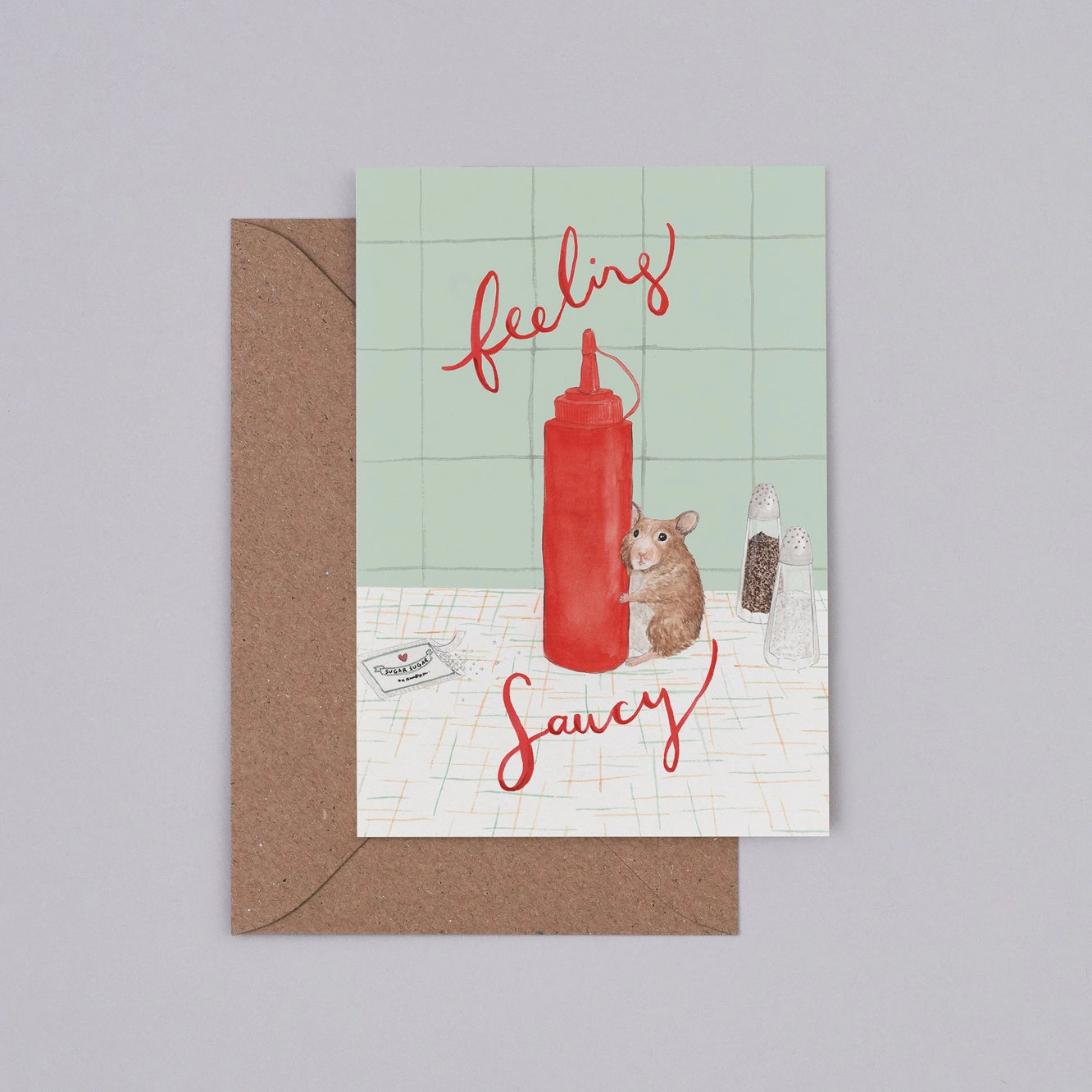 Feeling Saucy Greetings Card