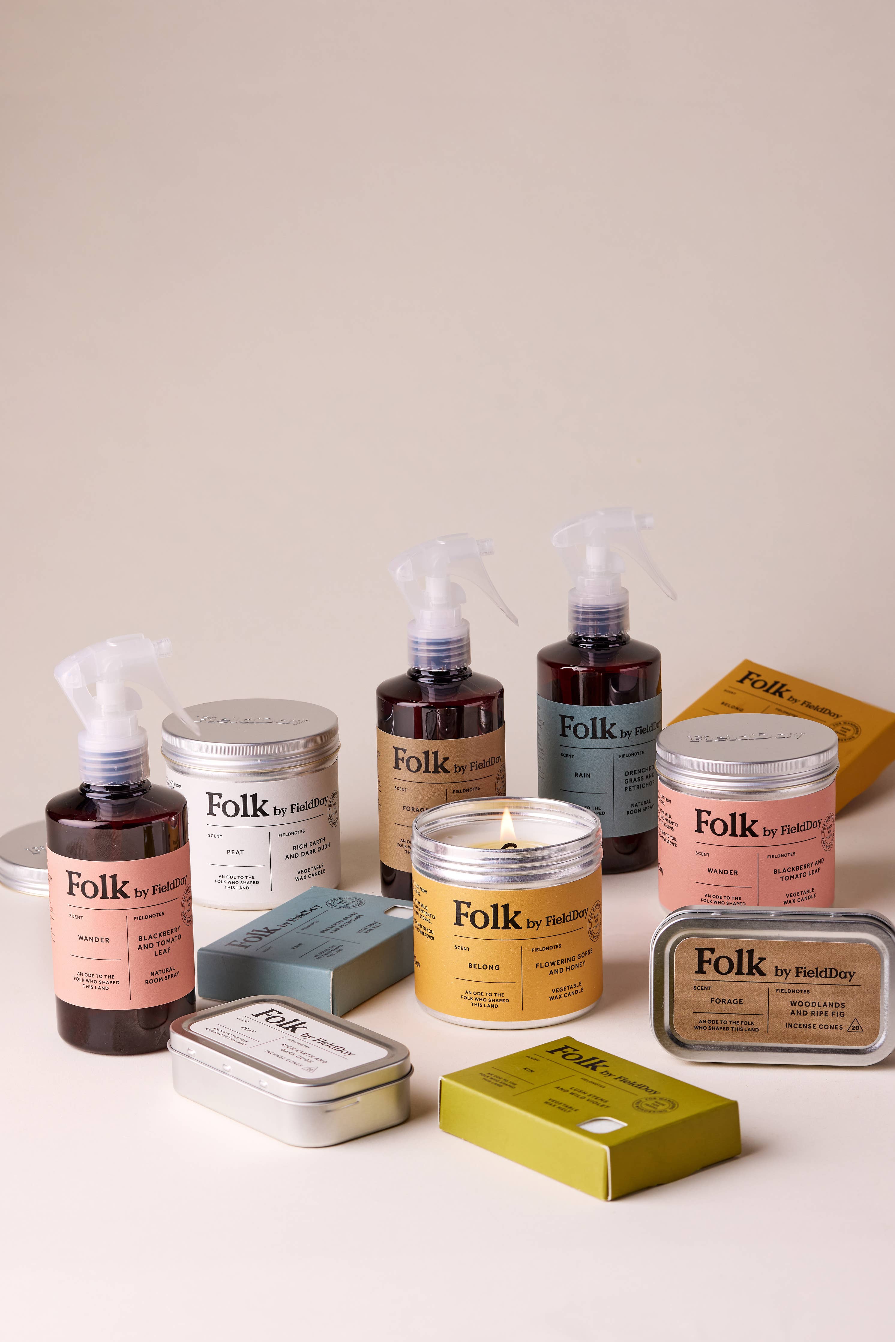 Folk Tin Candle | Forage