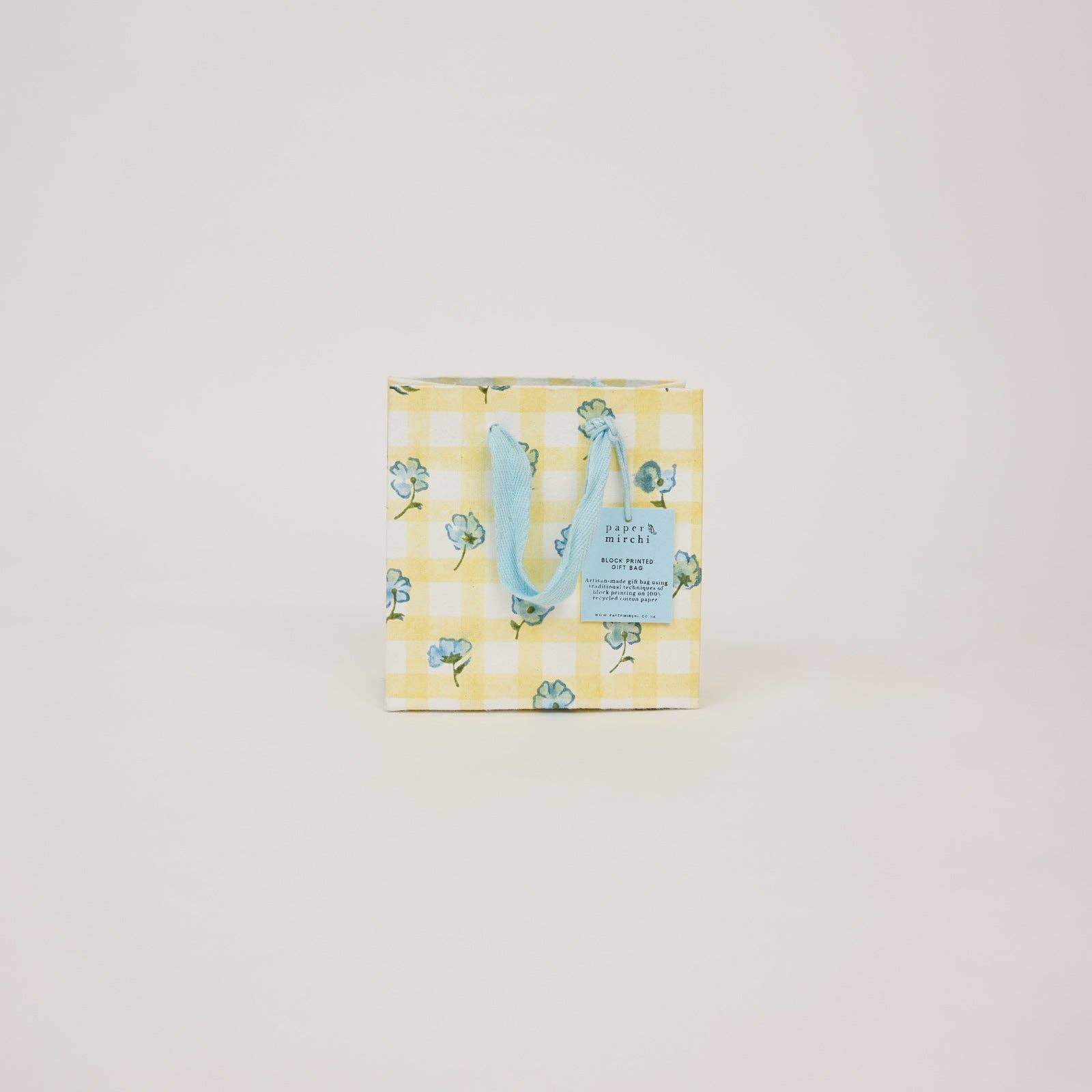 Block Printed Gift Bags (Small) - Alaska