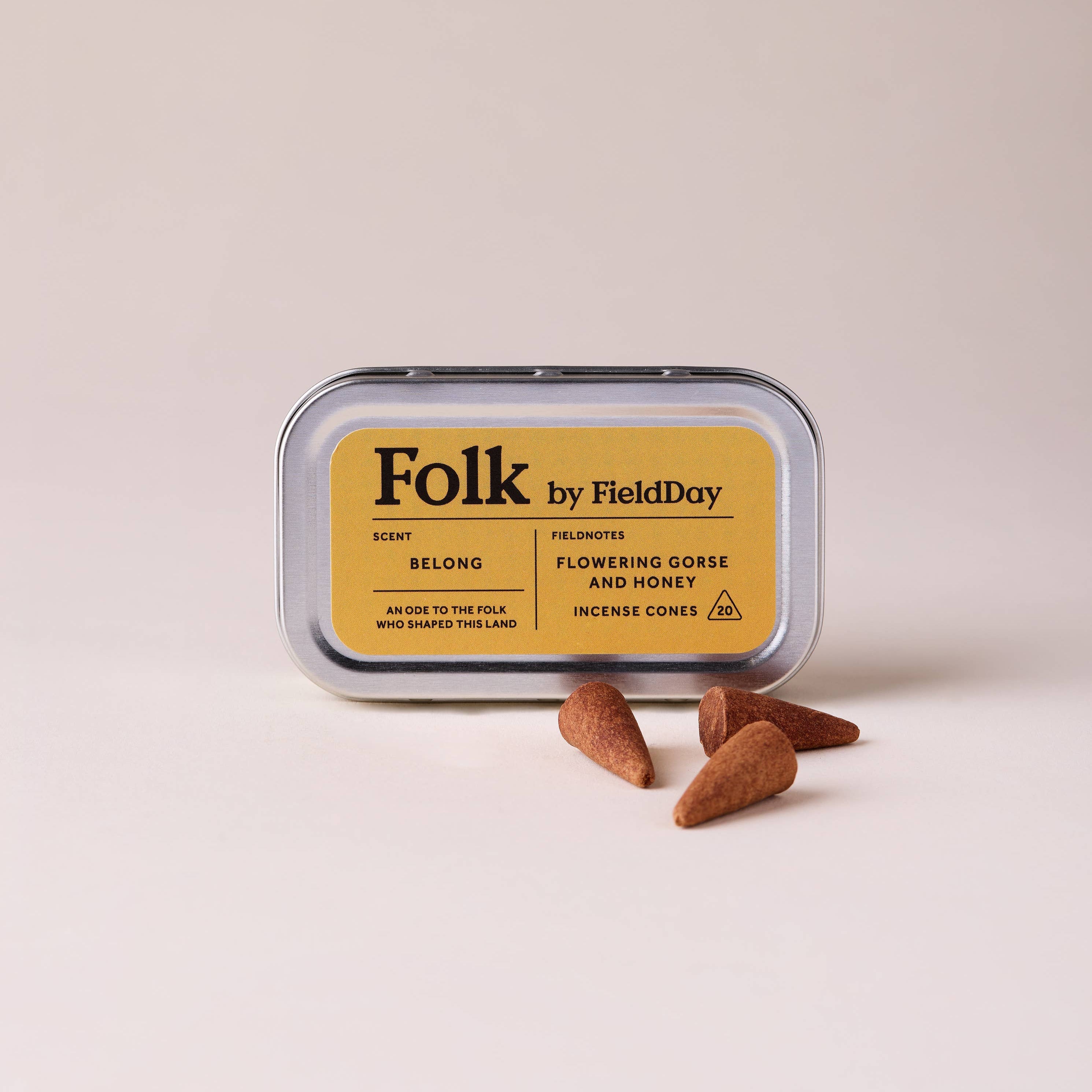 Folk Tin of Incense Cones | Belong