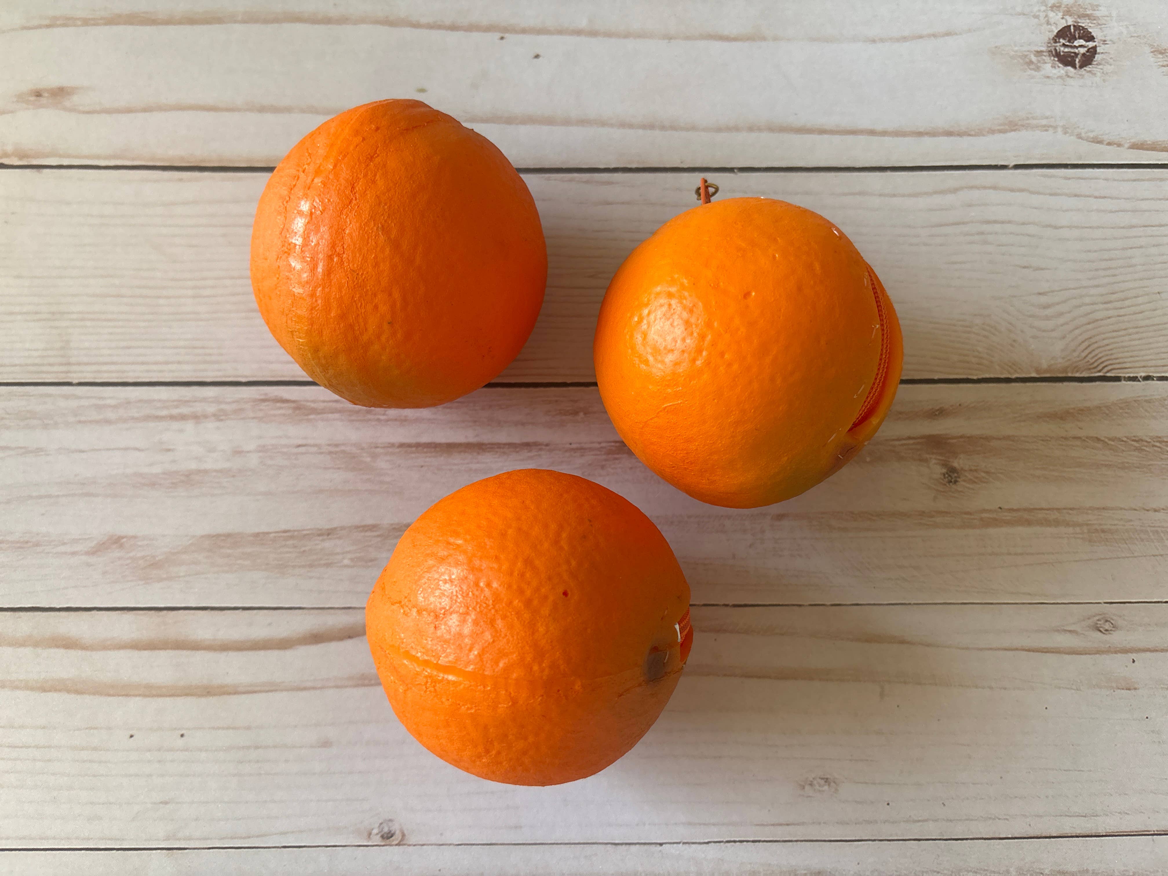 Orange Fruit Coin Purse