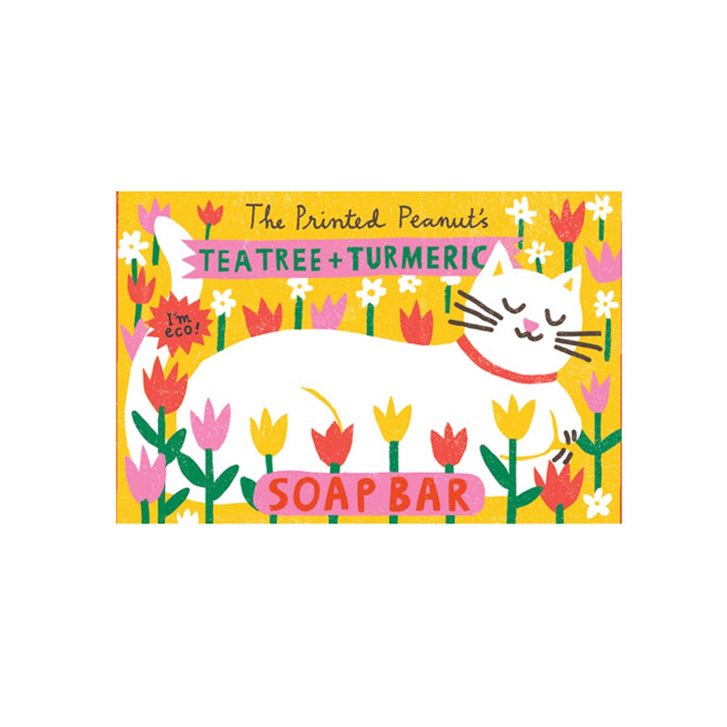 Tea Tree & Turmeric Natural Handmade Soap Bar